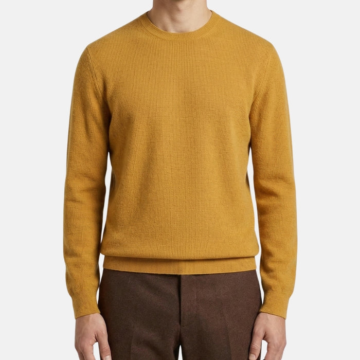 Mustard Sweater made of Cashmere/Silk (EU 52)