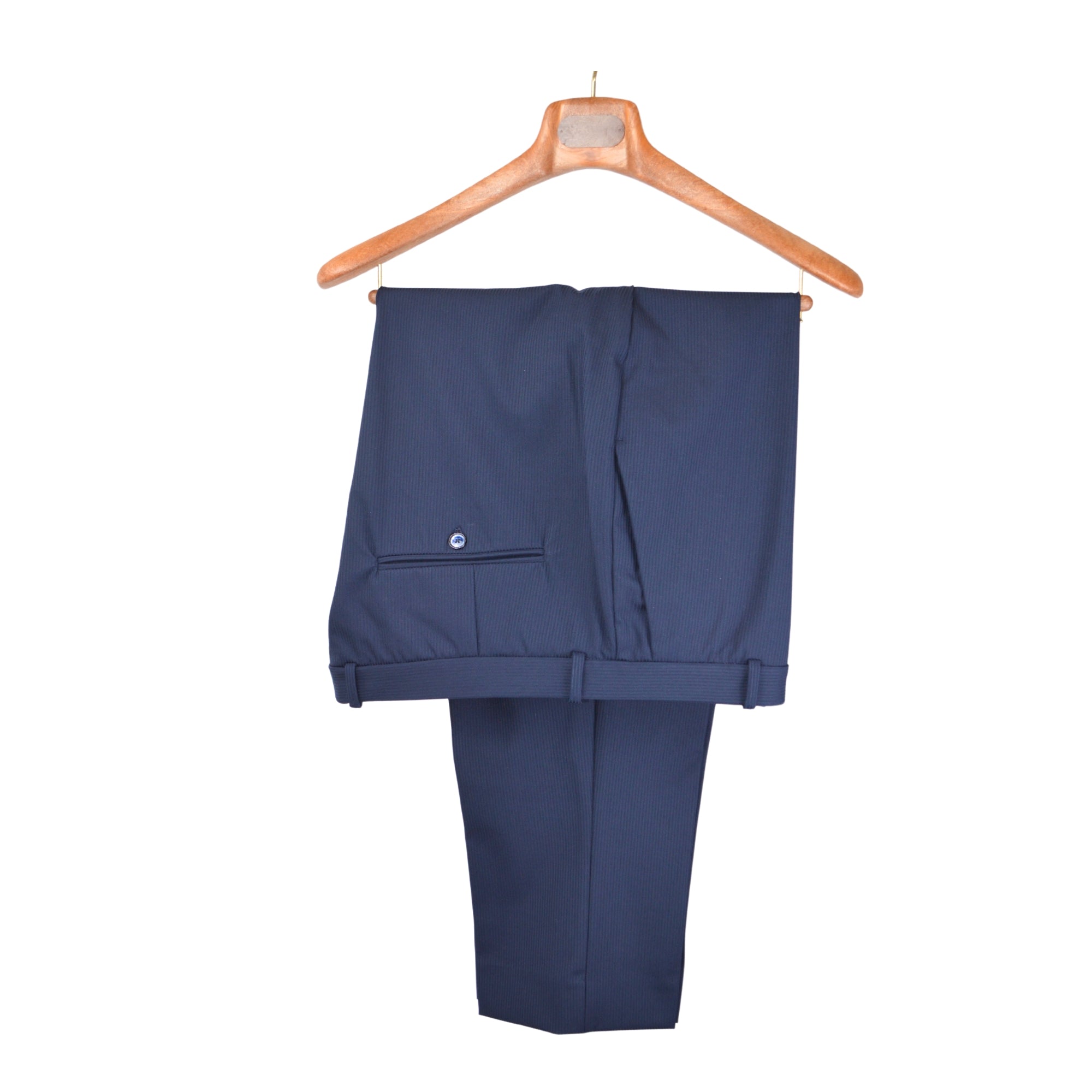 Navy Trousers made of Cotton (56)