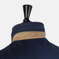 Navy Blue Safari Vest made of Cotton/Linen