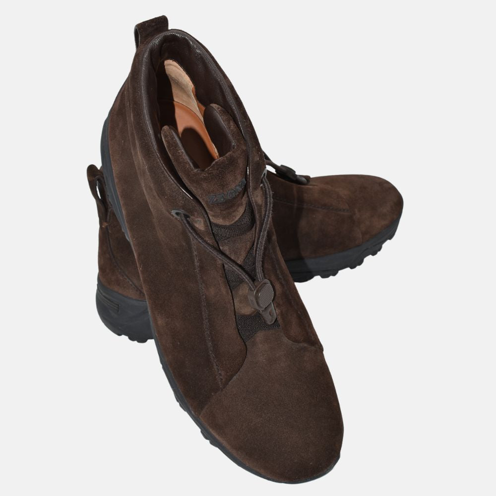 Brown Half Boots made of Suede (EU 44)