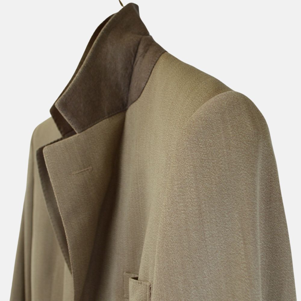 Taupe Coat made of Wool (50)