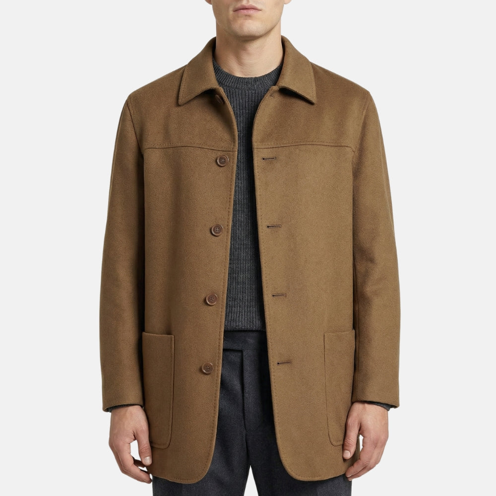 Brown Cashmere Jacket (EU 50)