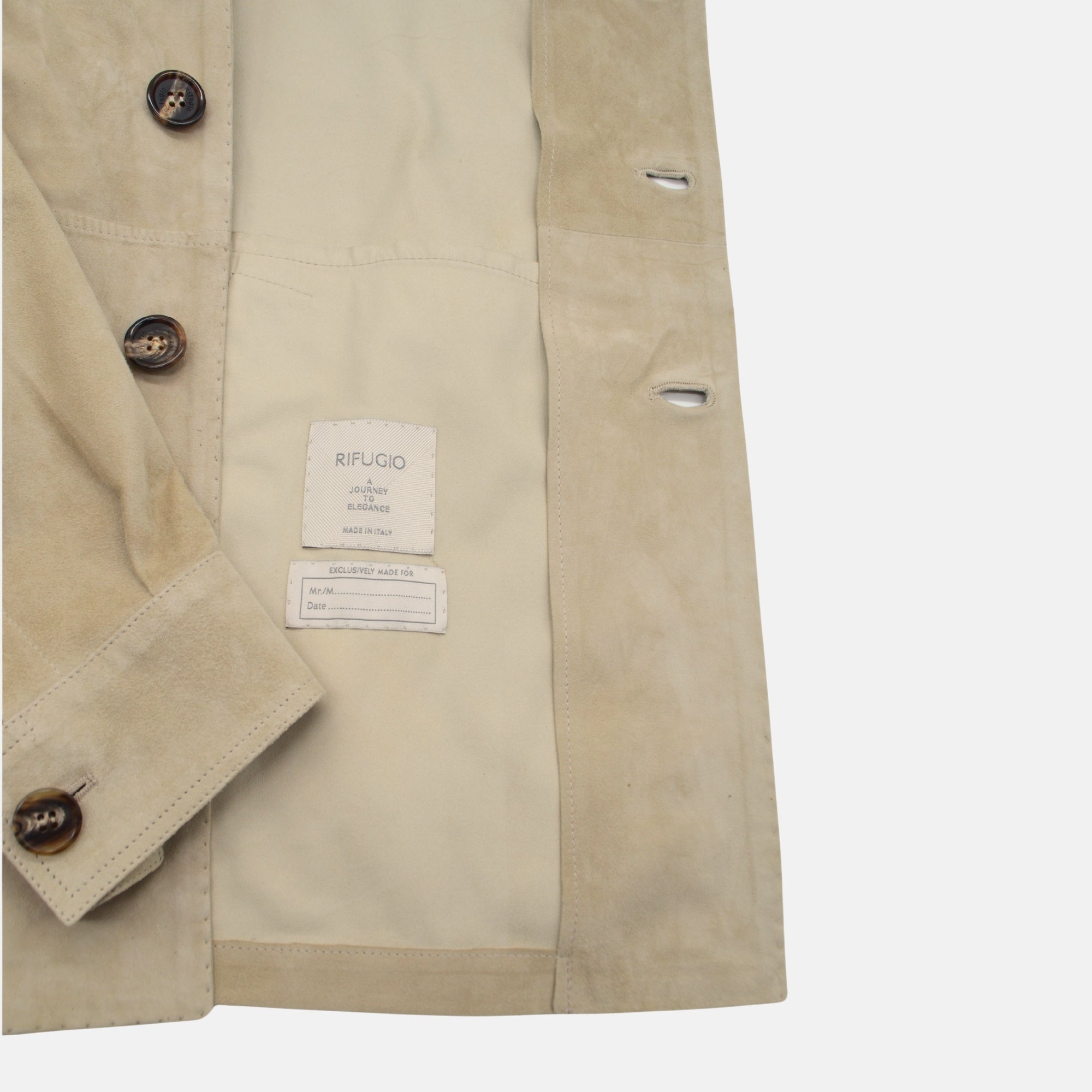 Beige Suede Jacket (EU 50)