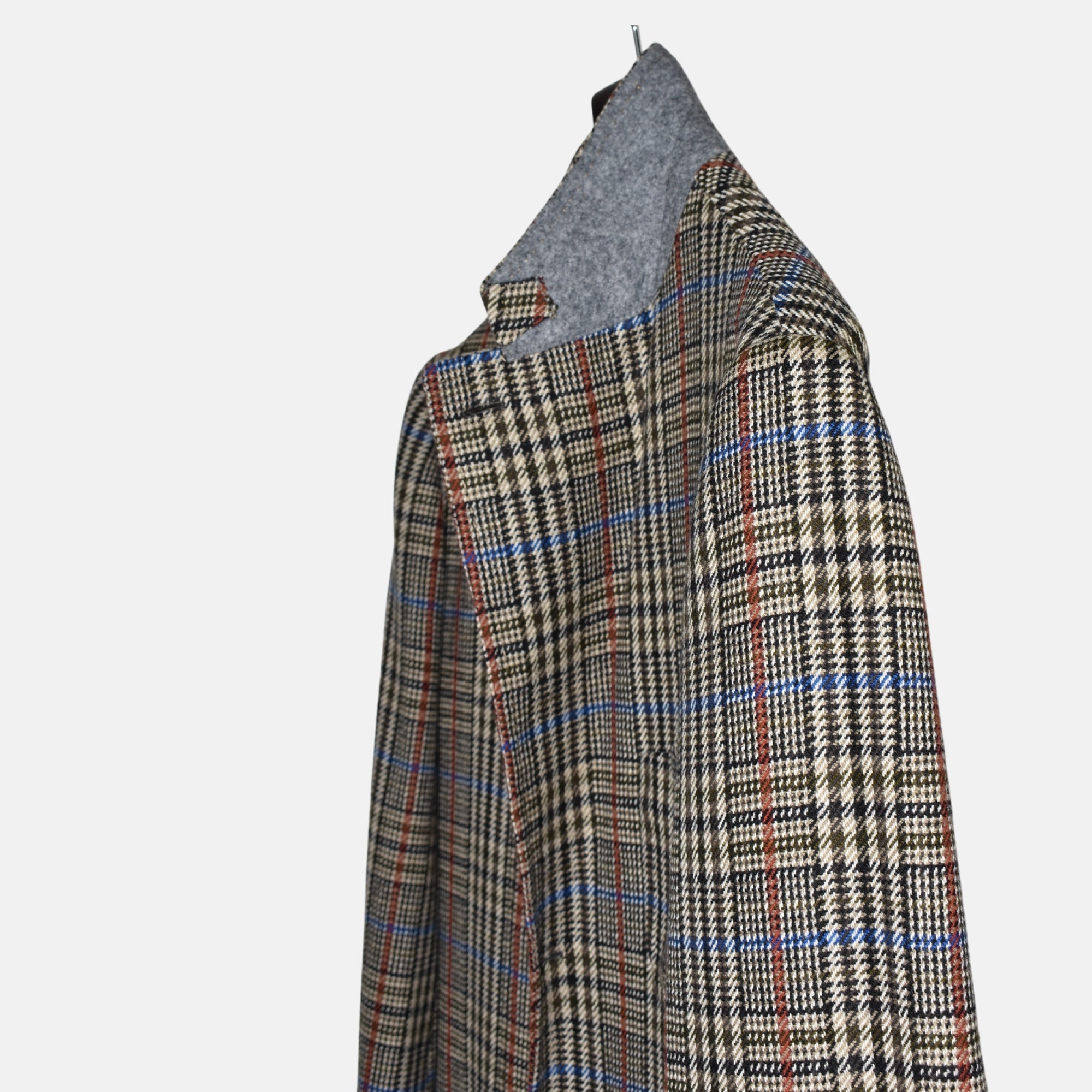 Multicoloured Checkered Blazer made of Wool (EU 52L)