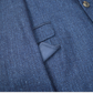 Blue Herringbone Blazer made of Wool/Silk/Virgin Wool