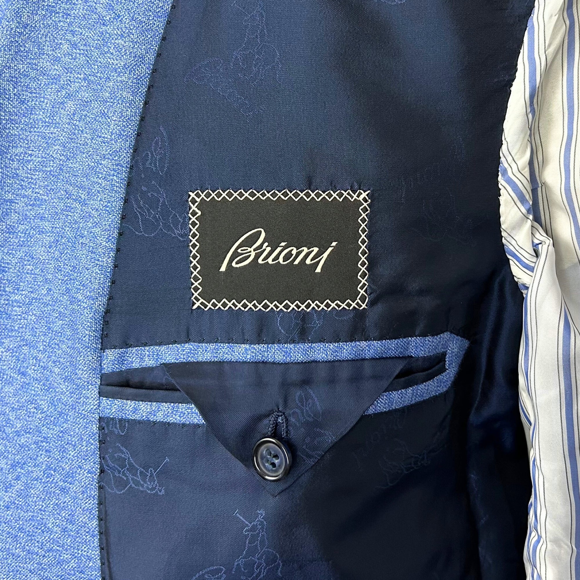 Blue Melange Blazer made of Cashmere/Silk (EU 52)