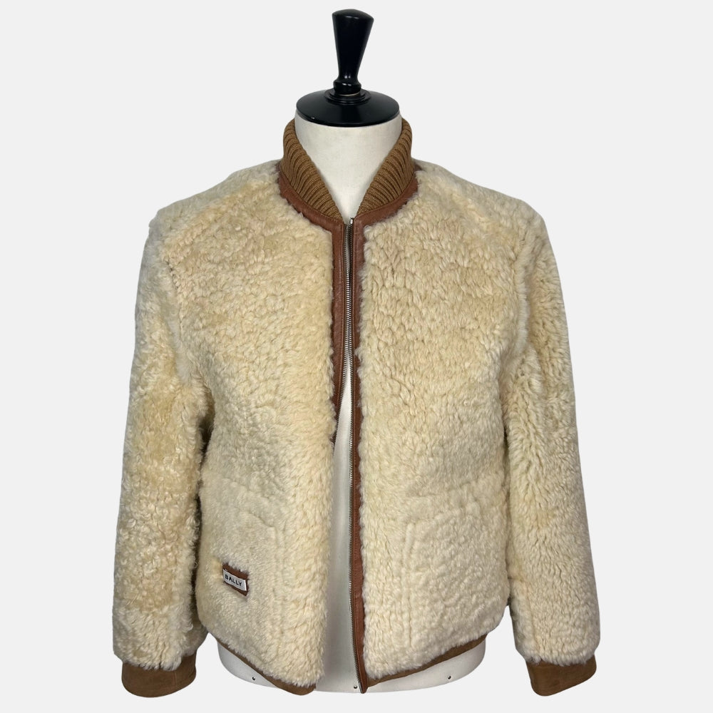 Brown Jacket made of Lamb Shearling (EU 50)
