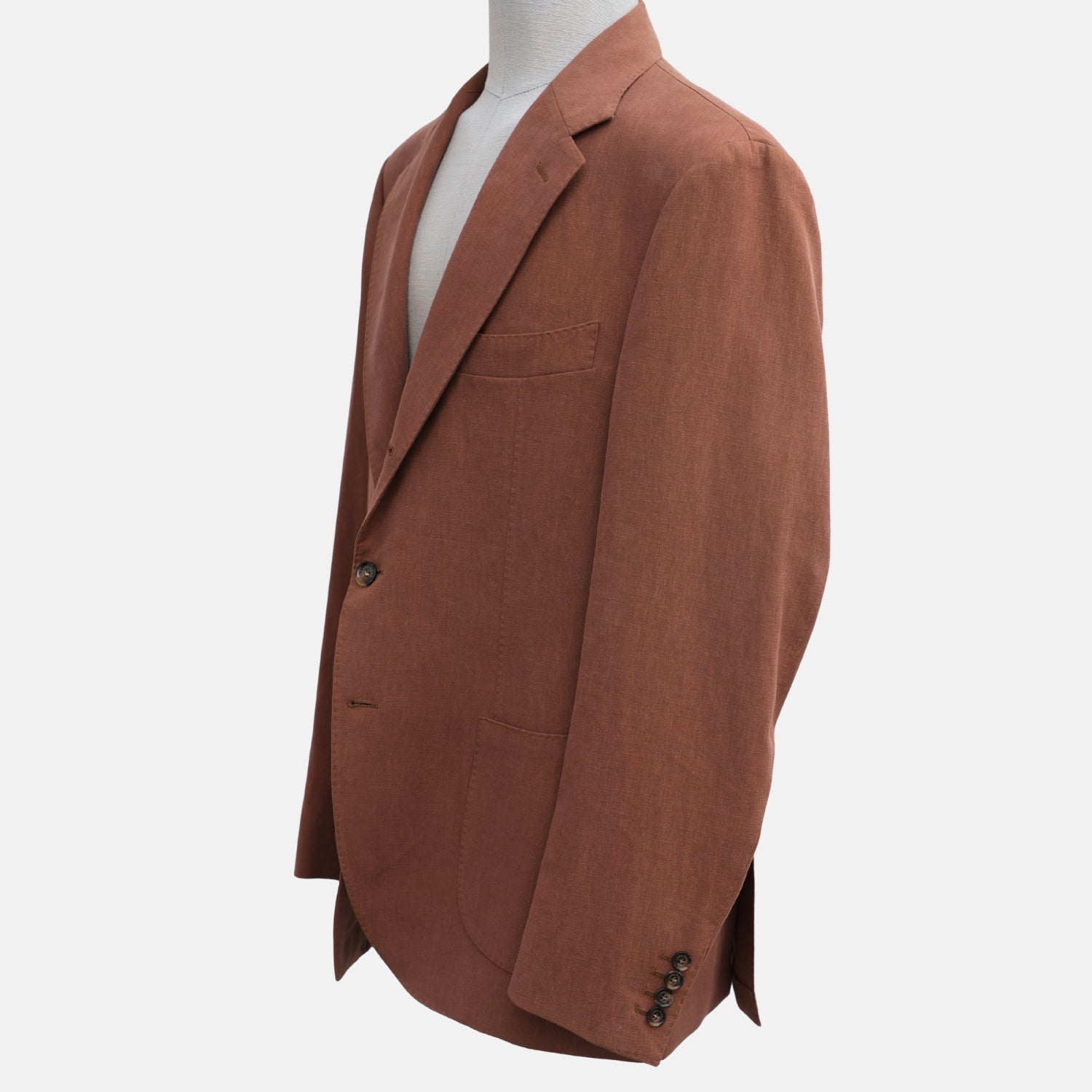 Brown Linen Blazer (EU 54)