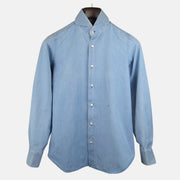 Blue Denim Shirt made of Cotton (38)