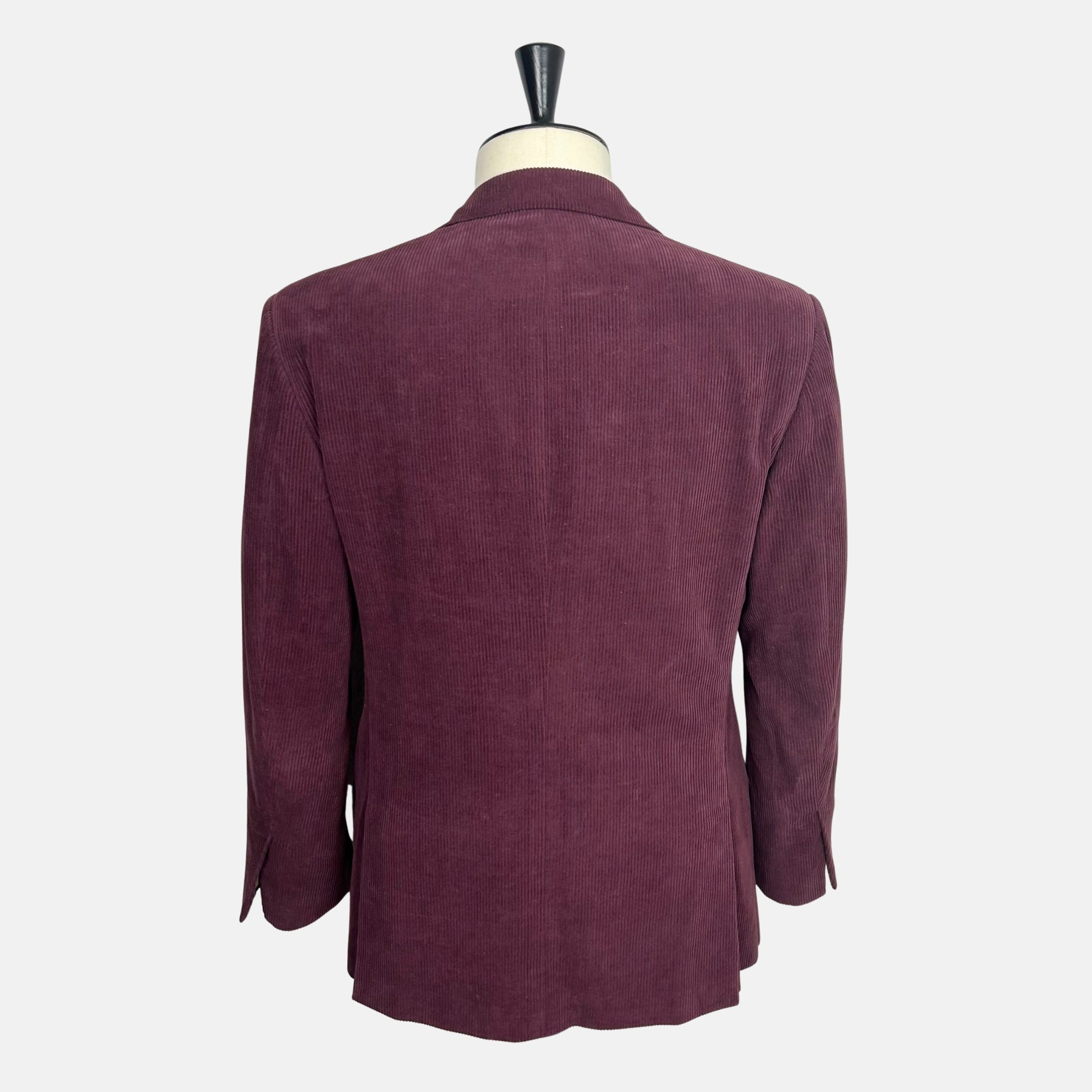 Burgundy Corduroy Blazer made of Cotton (EU 52)