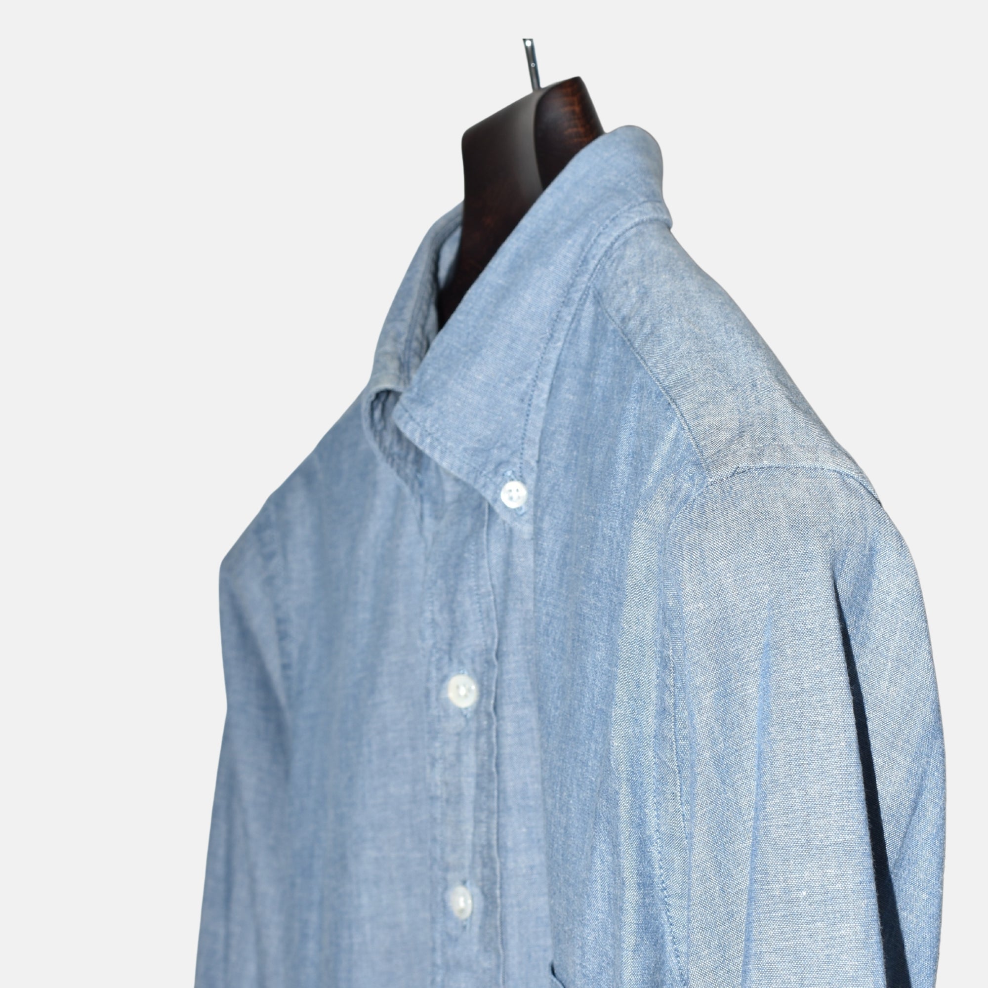 Blue Denim Shirt made of Cotton (EU 39)