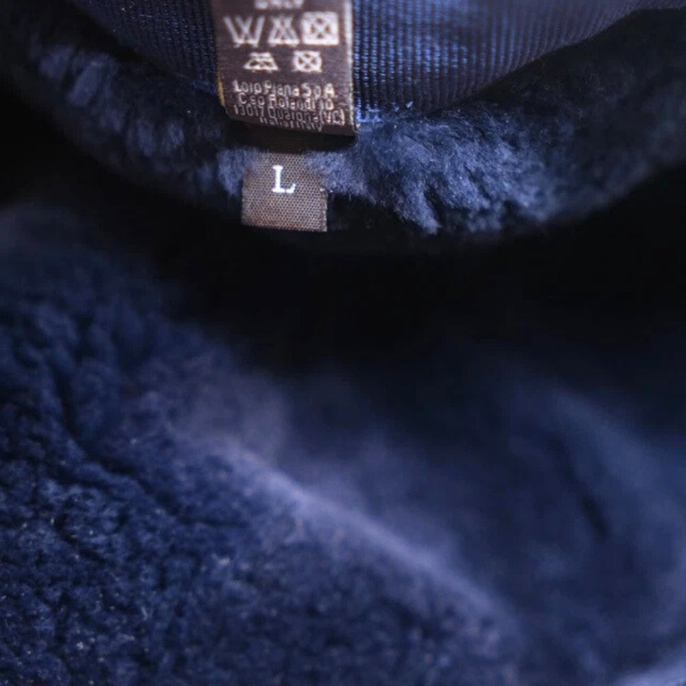 Blue Baseball Cap made of Cashmere (S)