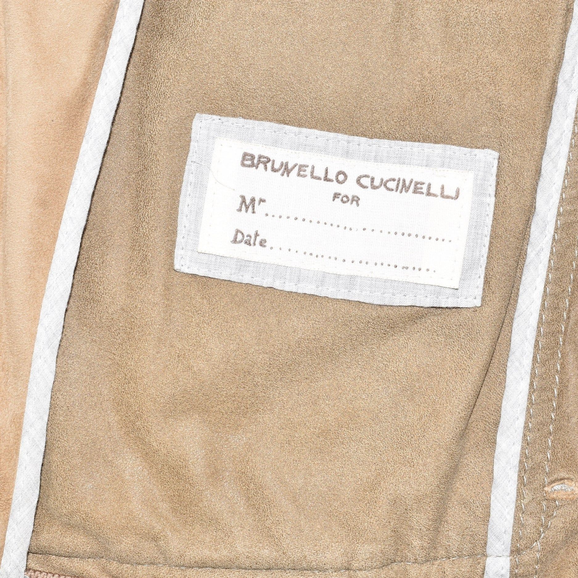 Beige Suede Jacket (XL)
