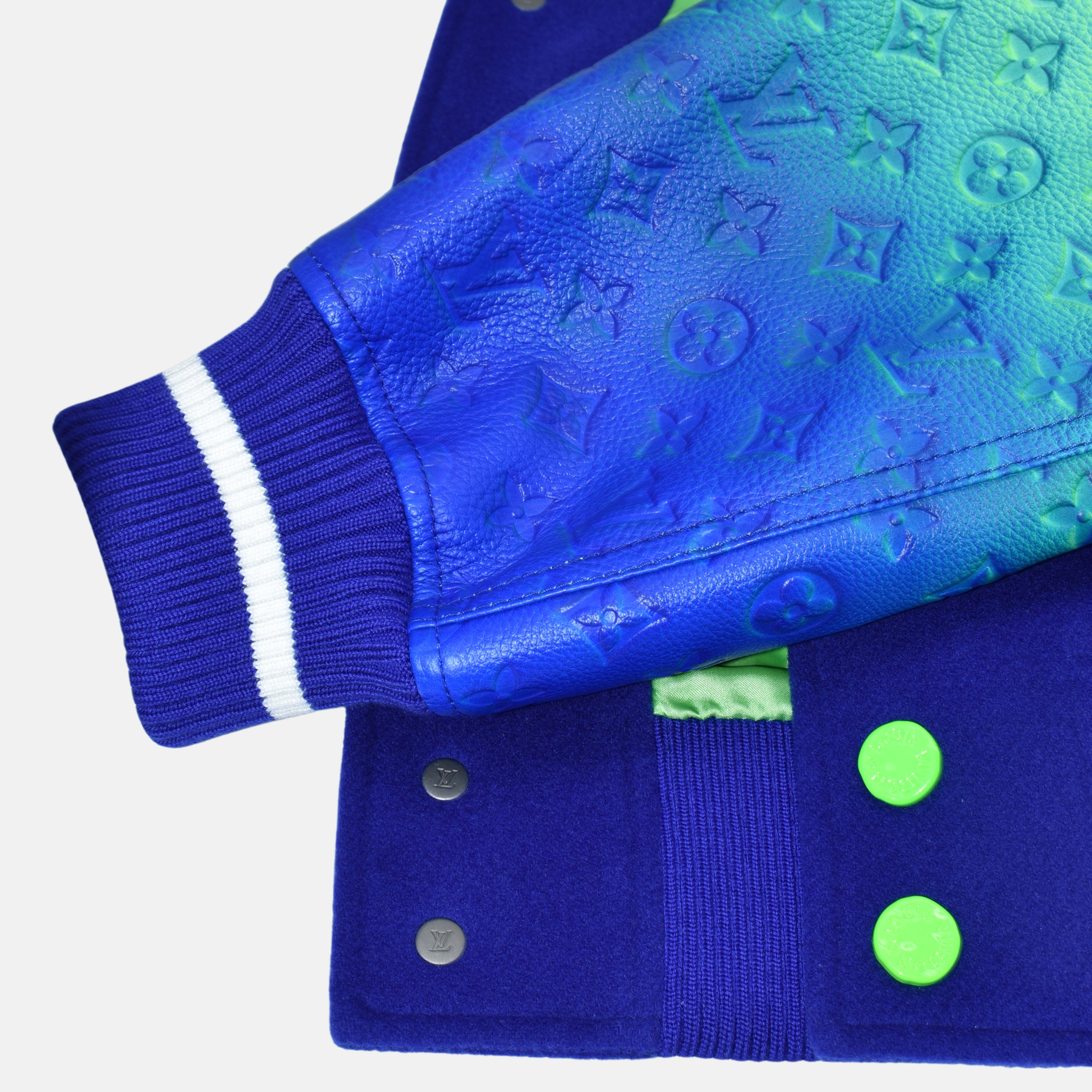 Blue/Green Gradient Bomber Jacket (EU 50)