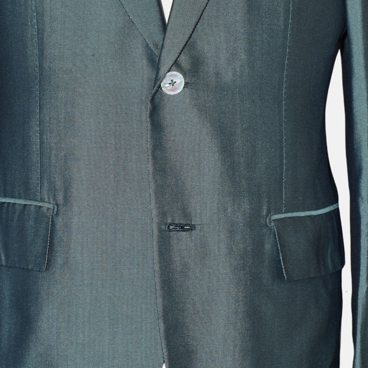 Green Blazer made of Silk (EU 50)