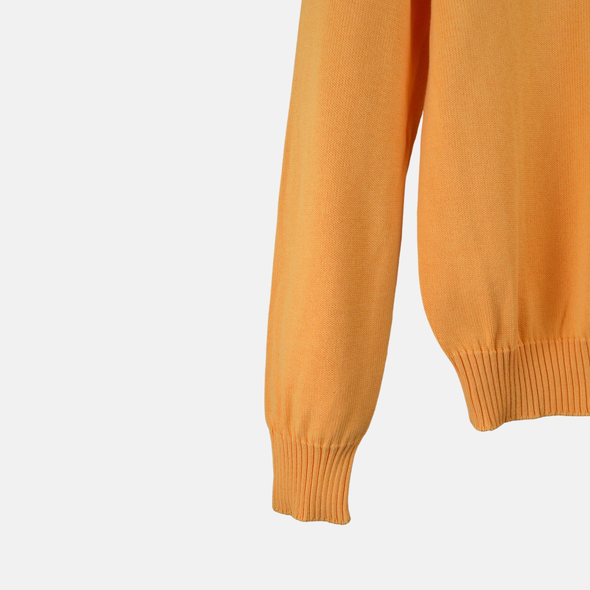 Orange Cotton Sweater (S)