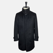 Black Coat made of  Cashmere/Nylon (EU 50)