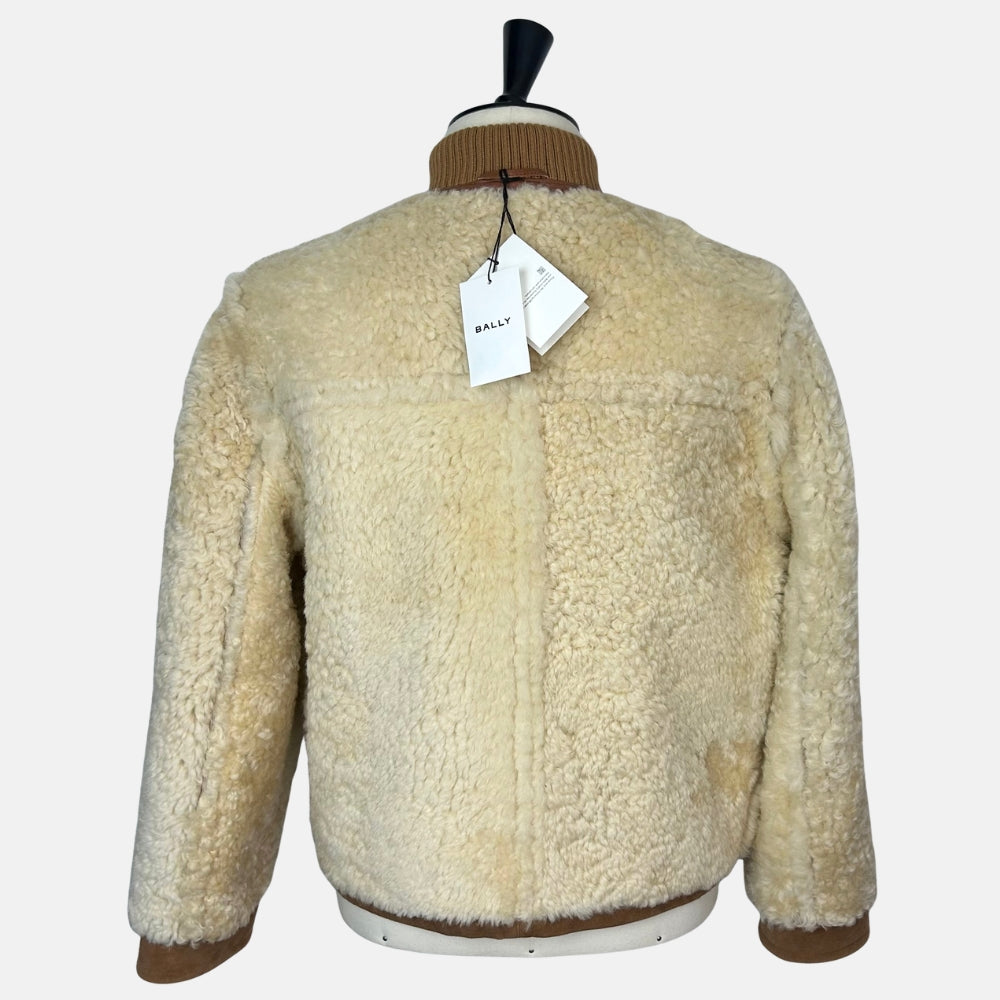Brown Jacket made of Lamb Shearling (EU 50)