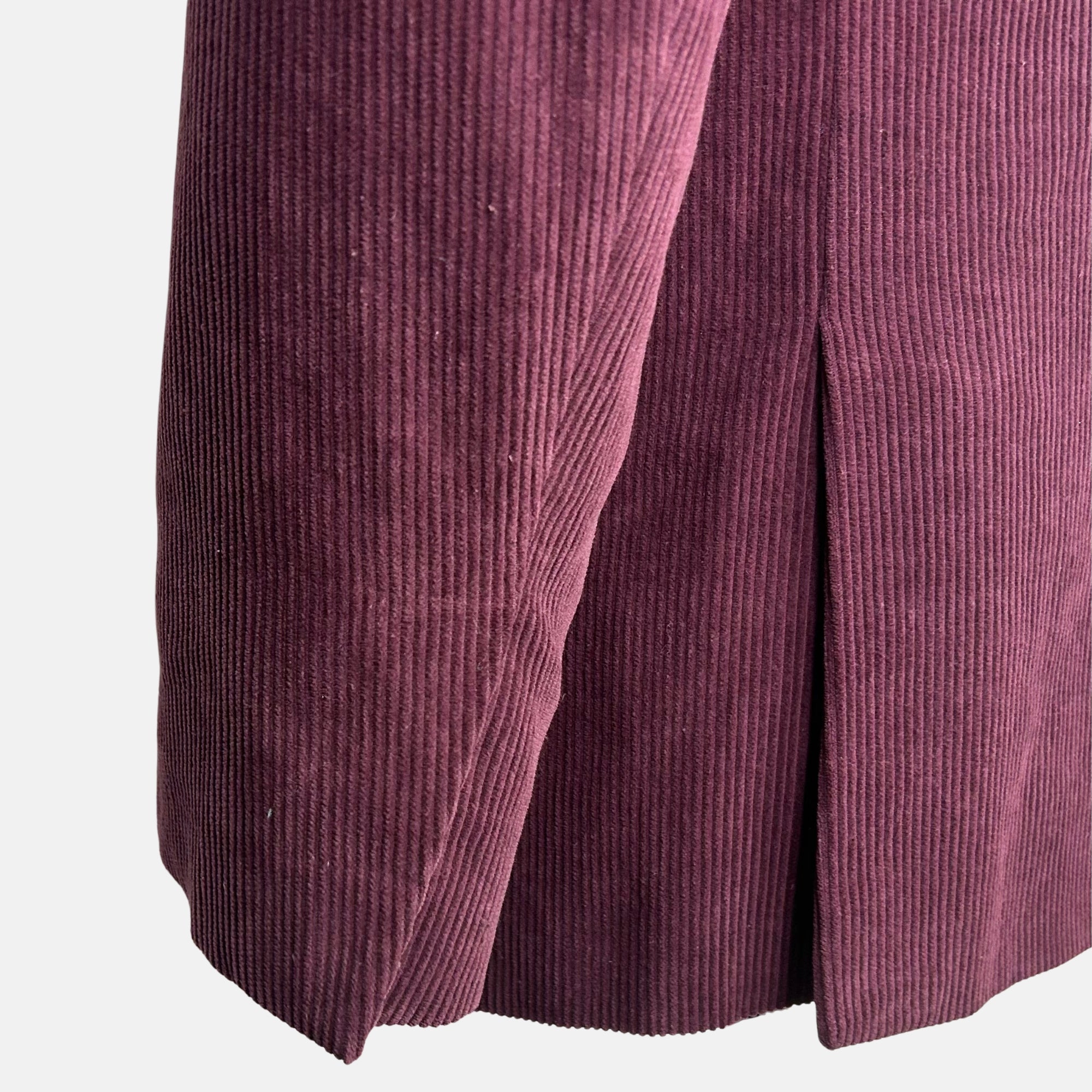 Burgundy Corduroy Blazer made of Cotton (EU 52)