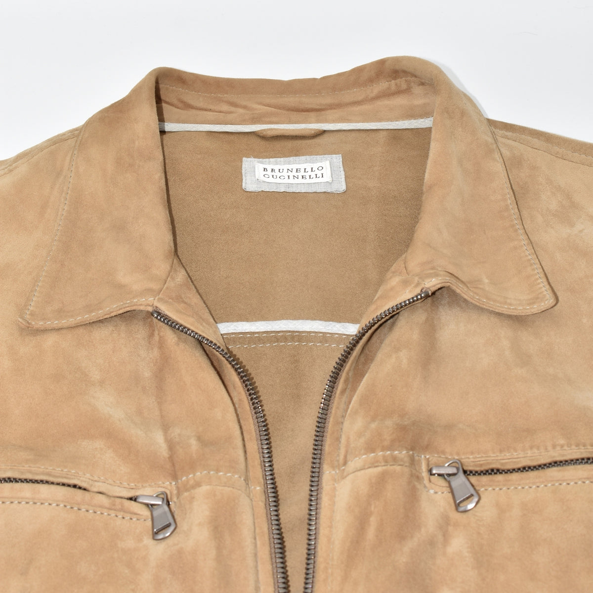 Beige Suede Jacket (XL)