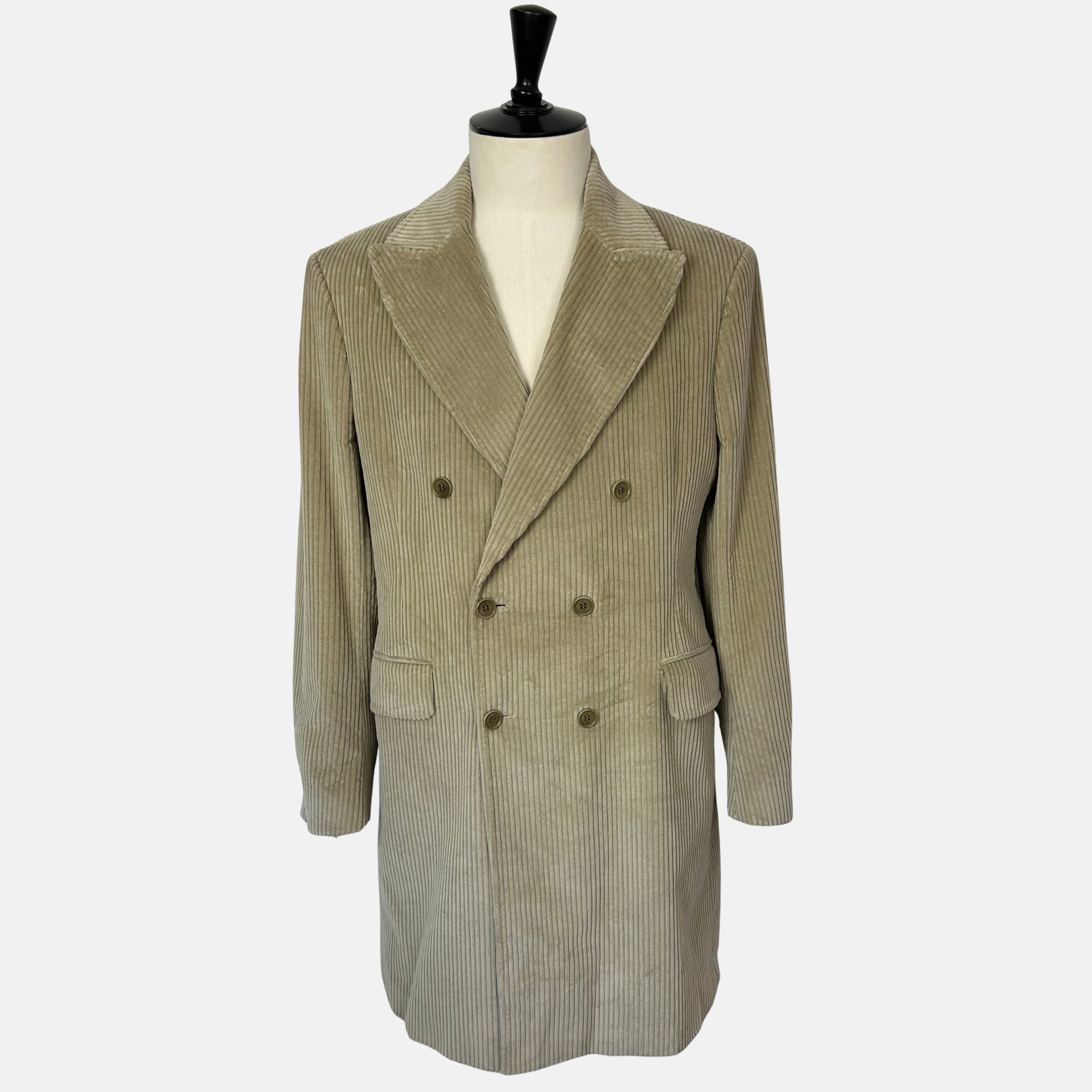 Sand Corduroy Coat made of Cotton (EU 52)