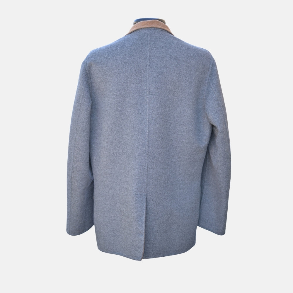 Grey/Brown Cashmere Jacket (EU 50)
