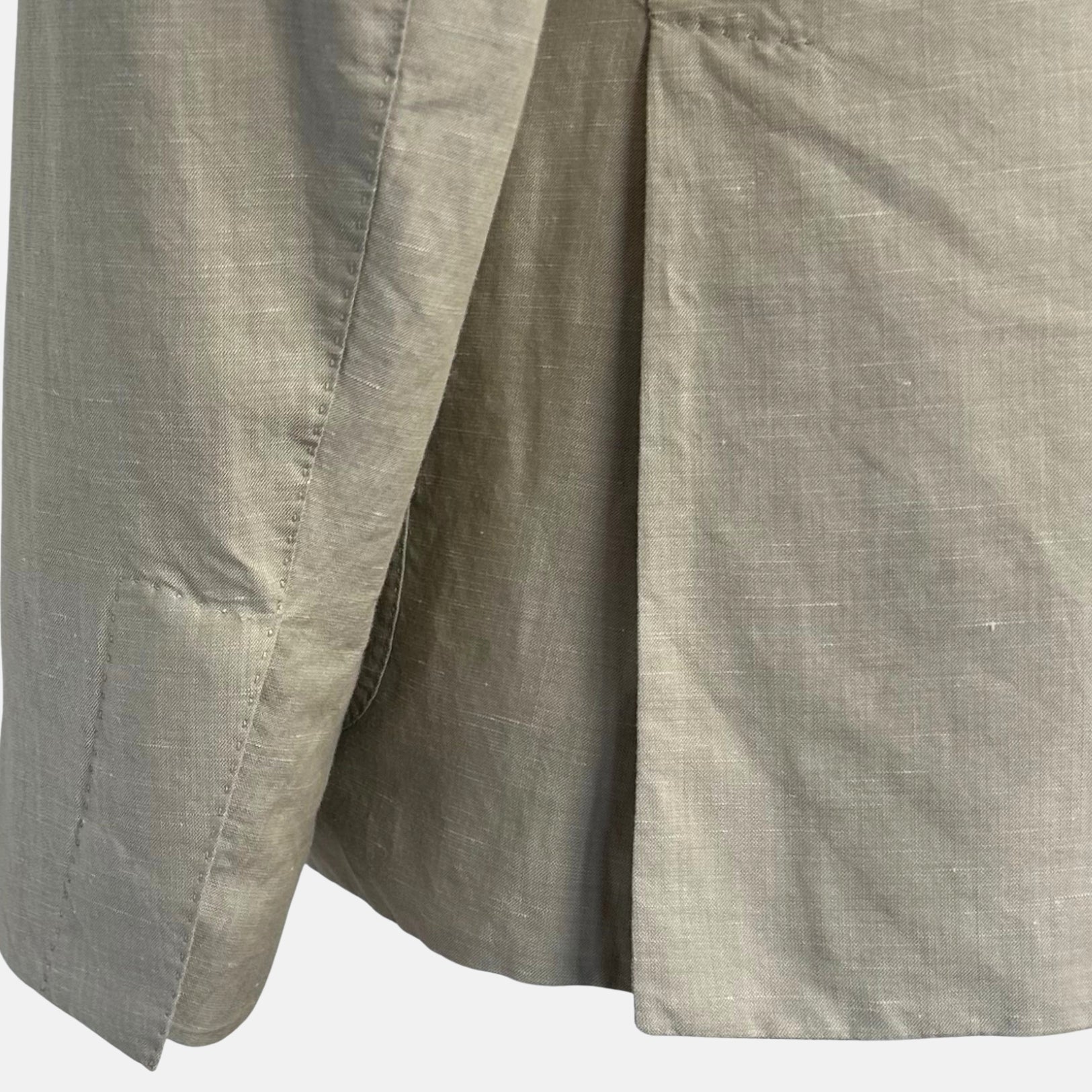 Ecru Blazer made of Cotton/Linen/Silk (EU 48)