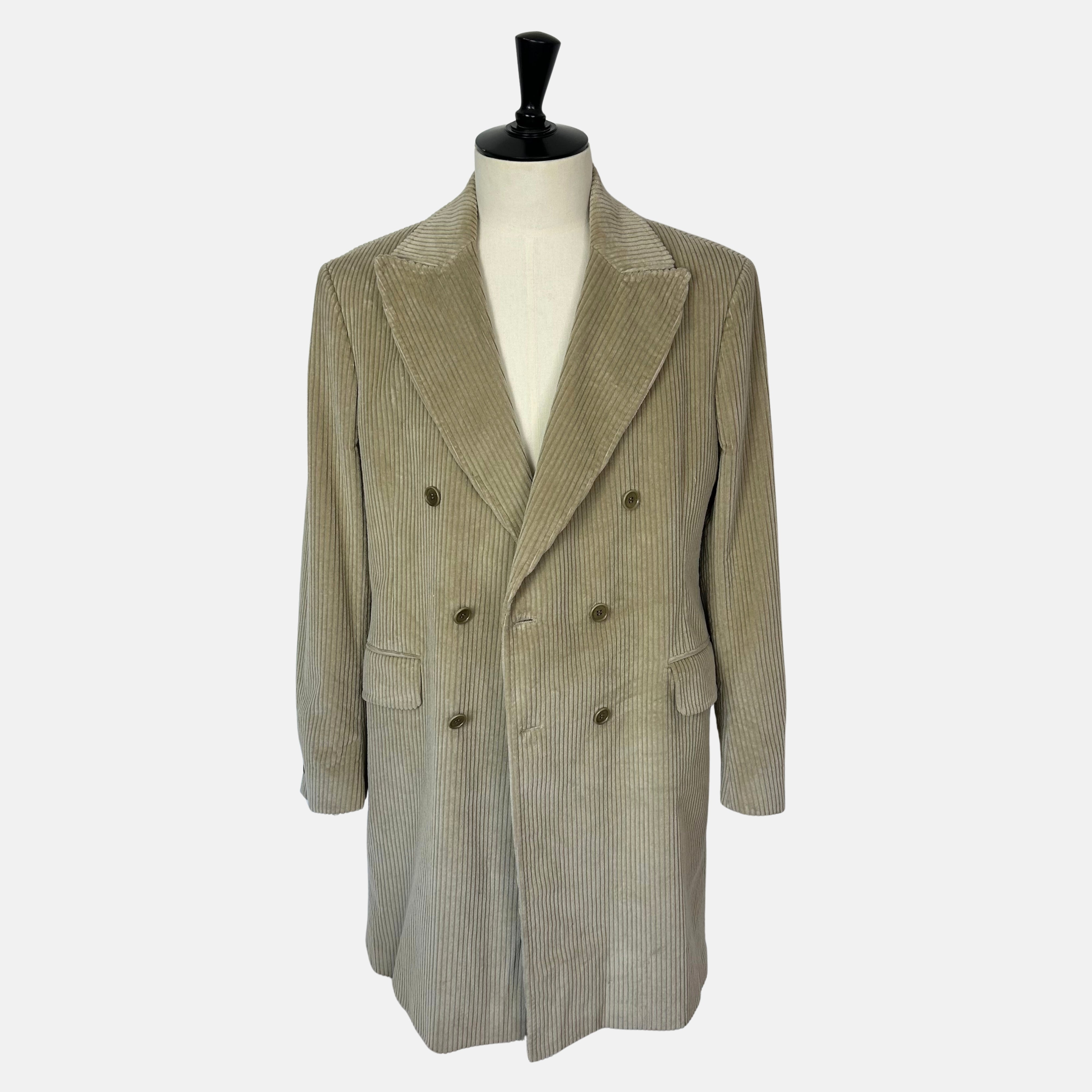 Sand Corduroy Coat made of Cotton (EU 52)