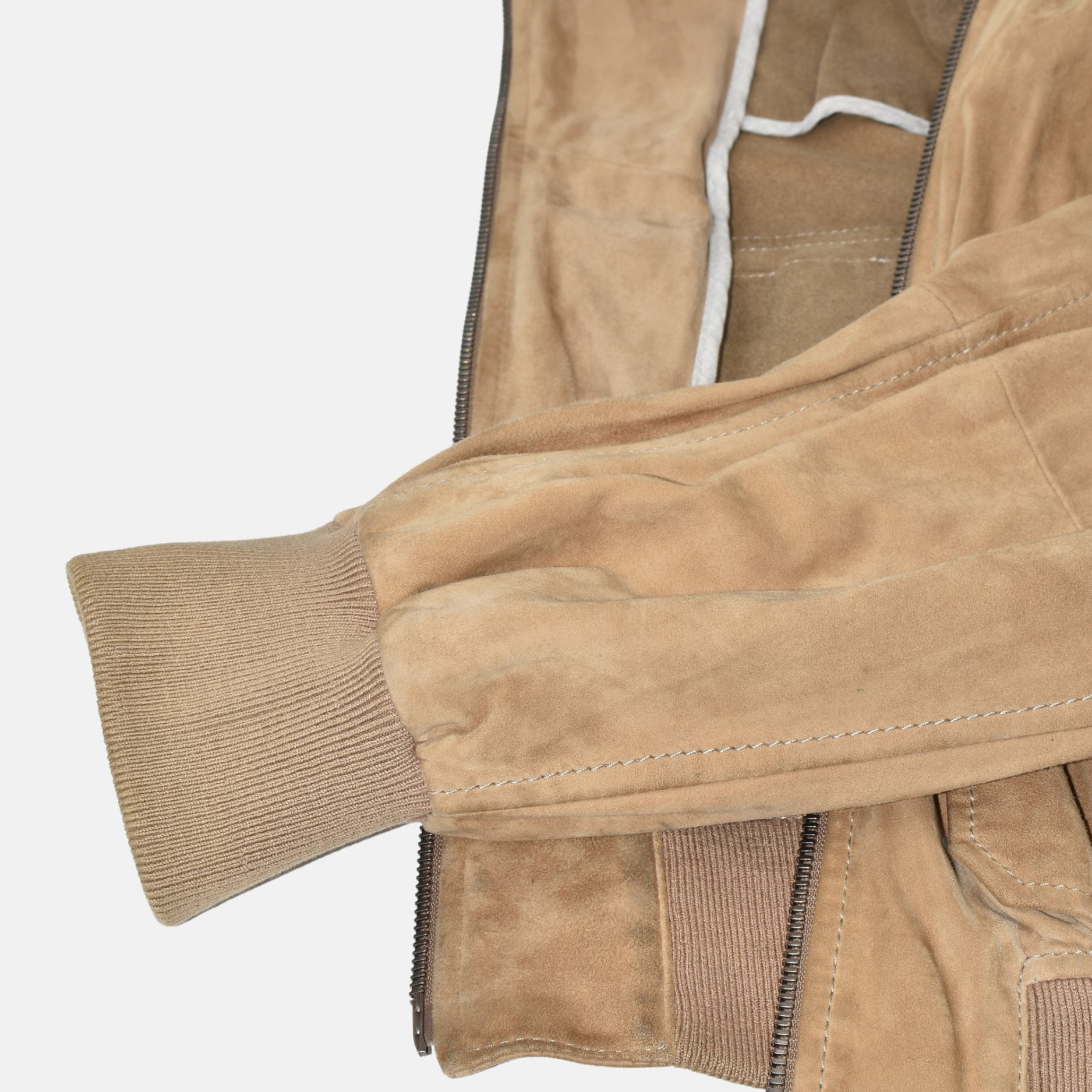 Beige Suede Jacket (XL)