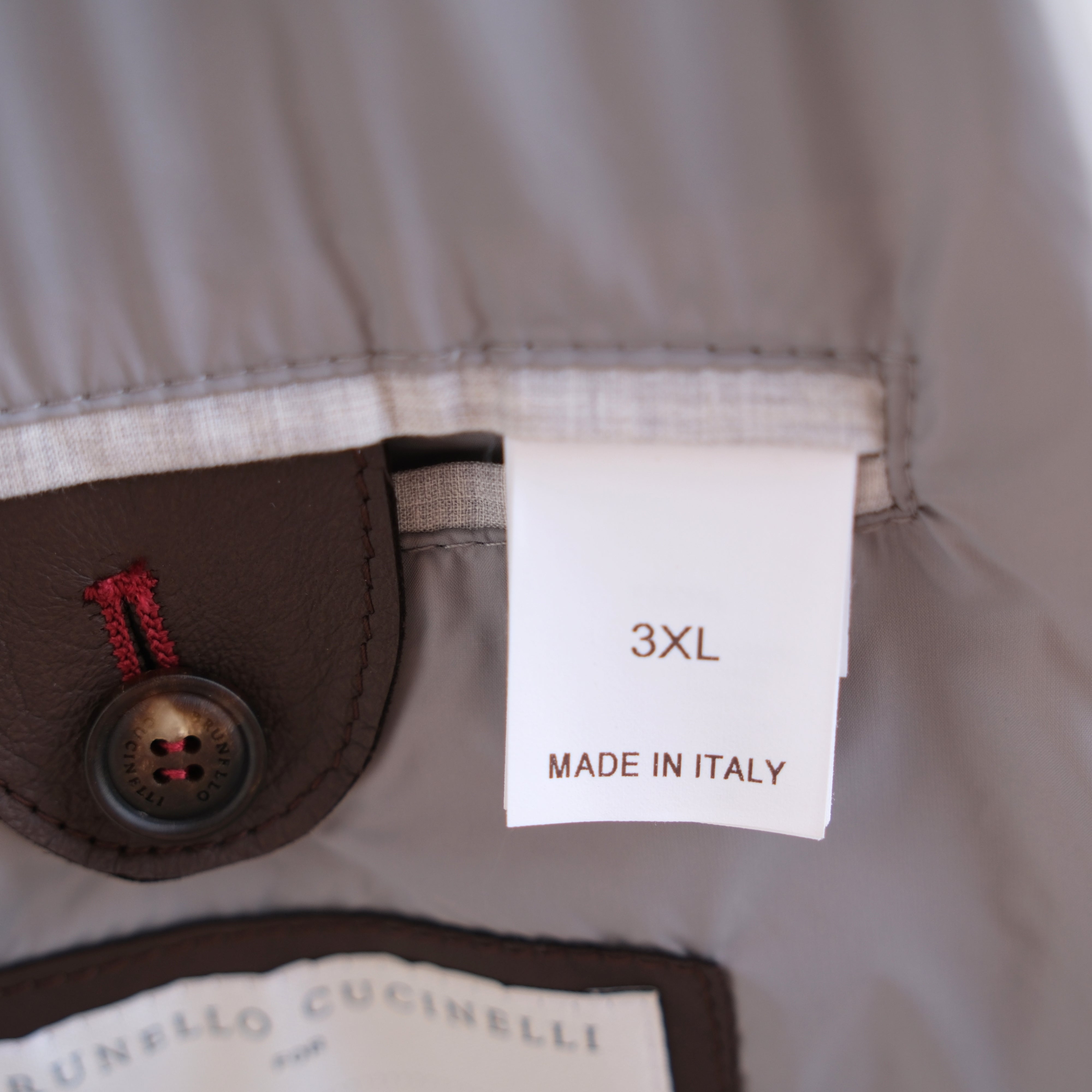 Brown Jacket made of Leather (3XL)