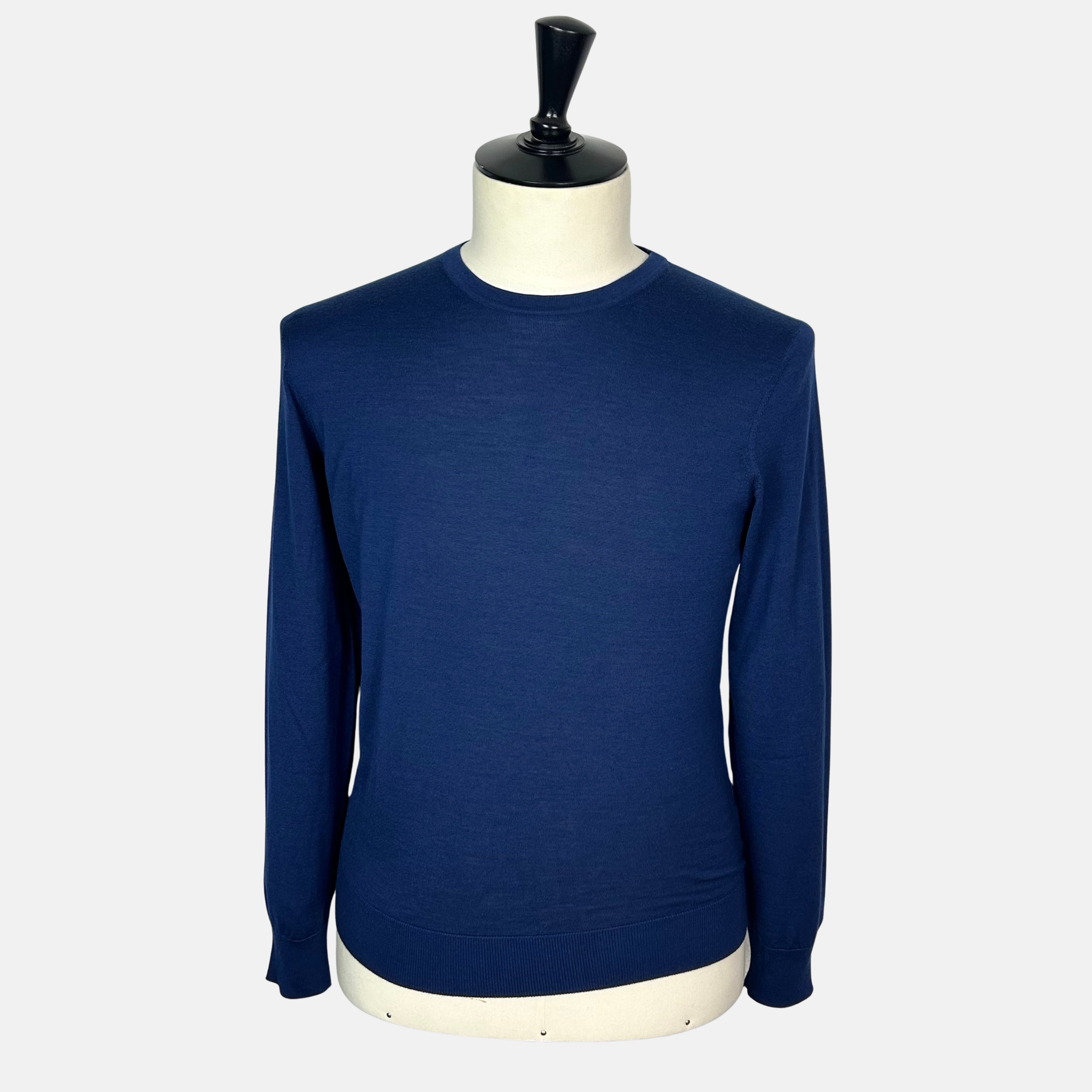 Blue Cashseta Sweater made of Cashmere/Silk (EU 48)