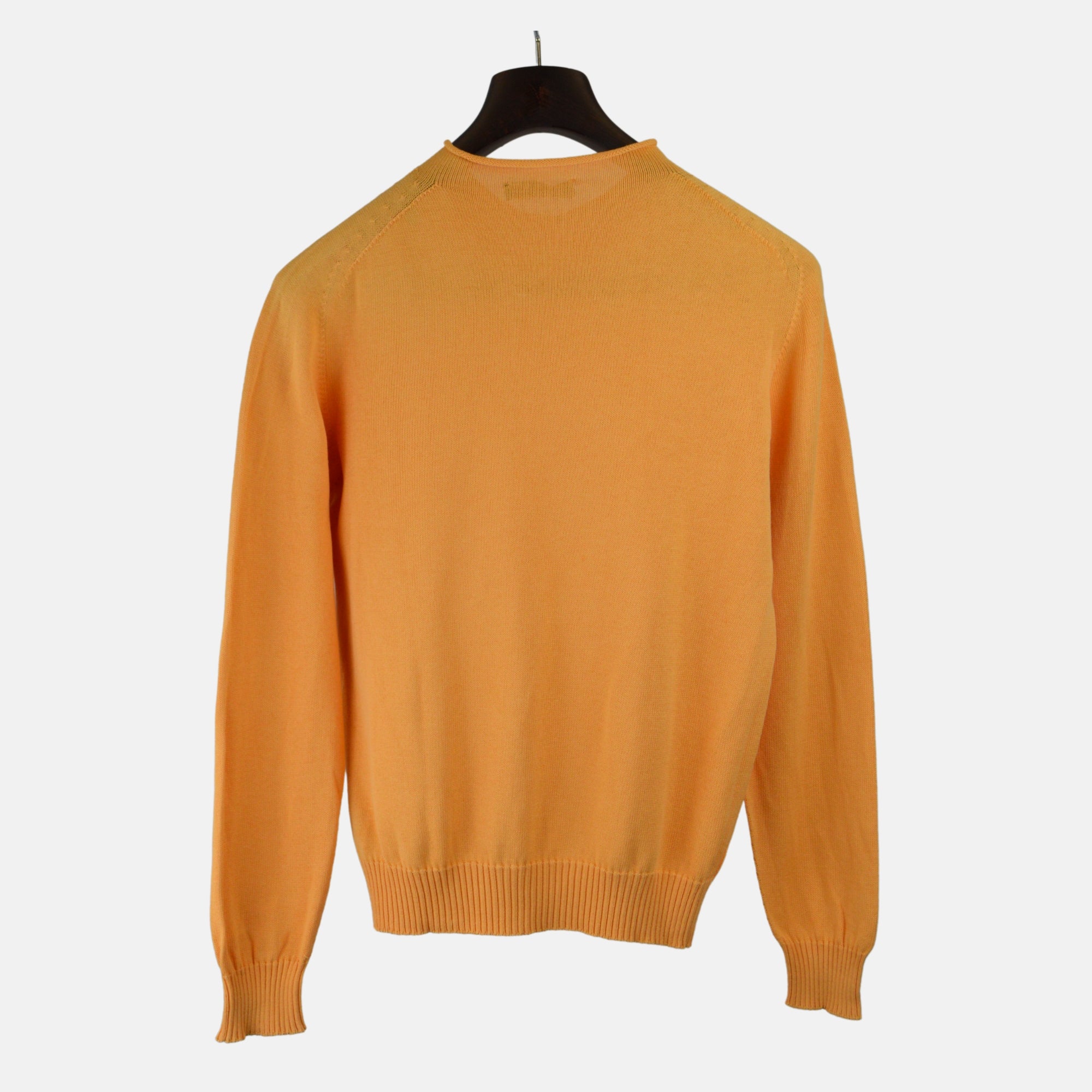 Orange Cotton Sweater (S)