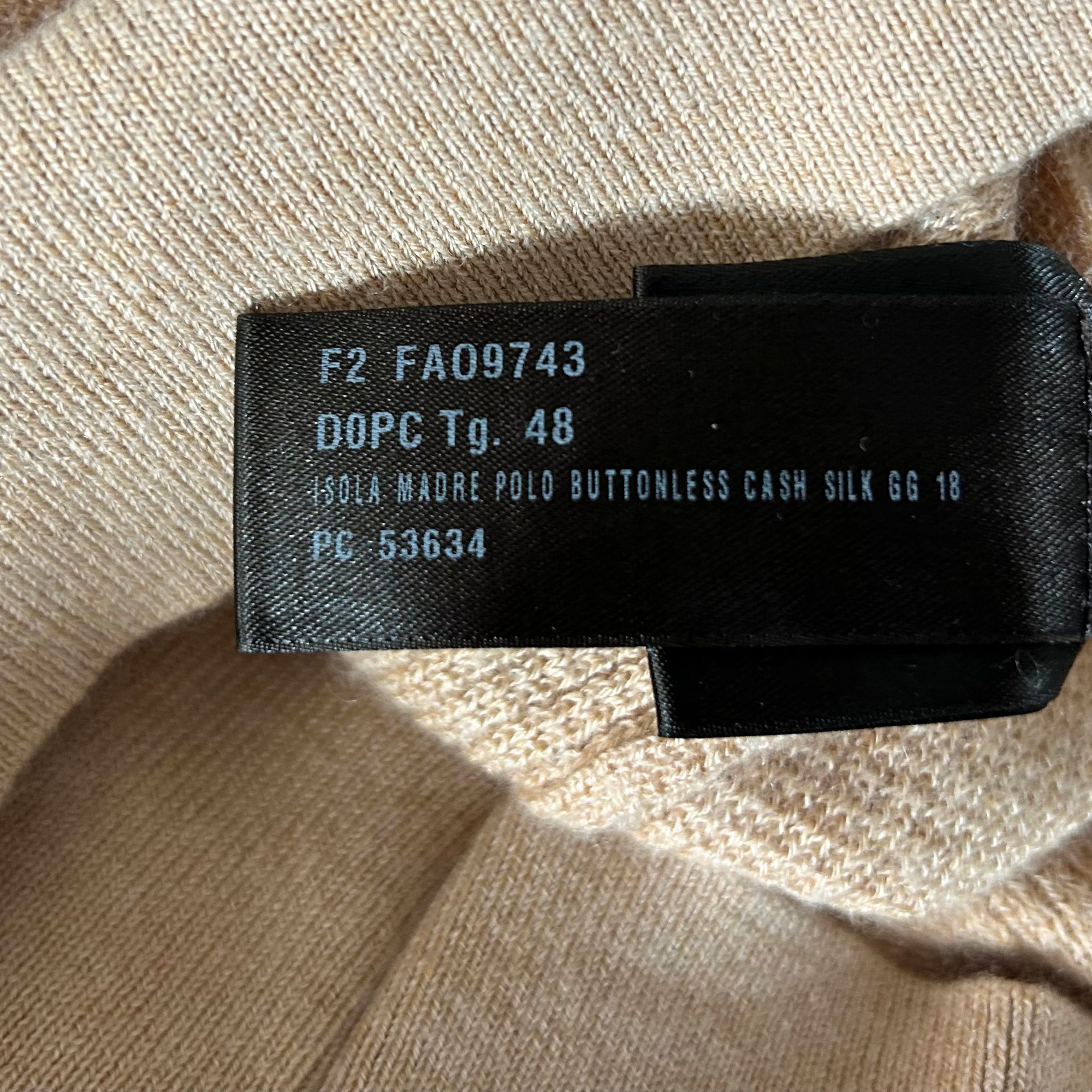 Camel Sweater made of Cashmere/Silk (EU 48)