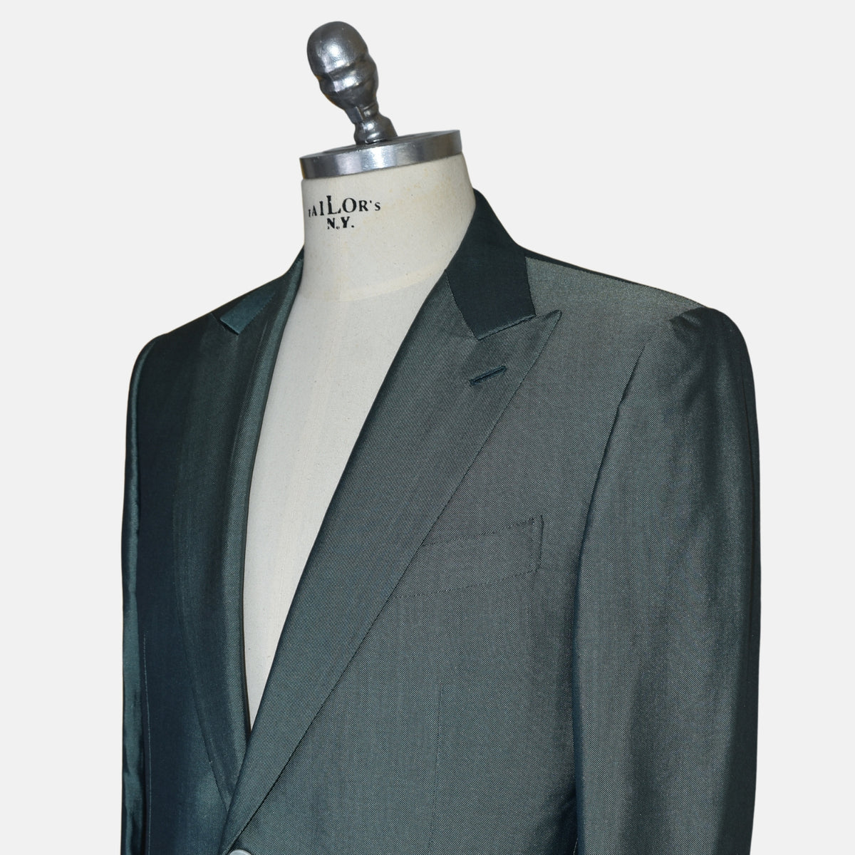 Green Blazer made of Silk (EU 50)