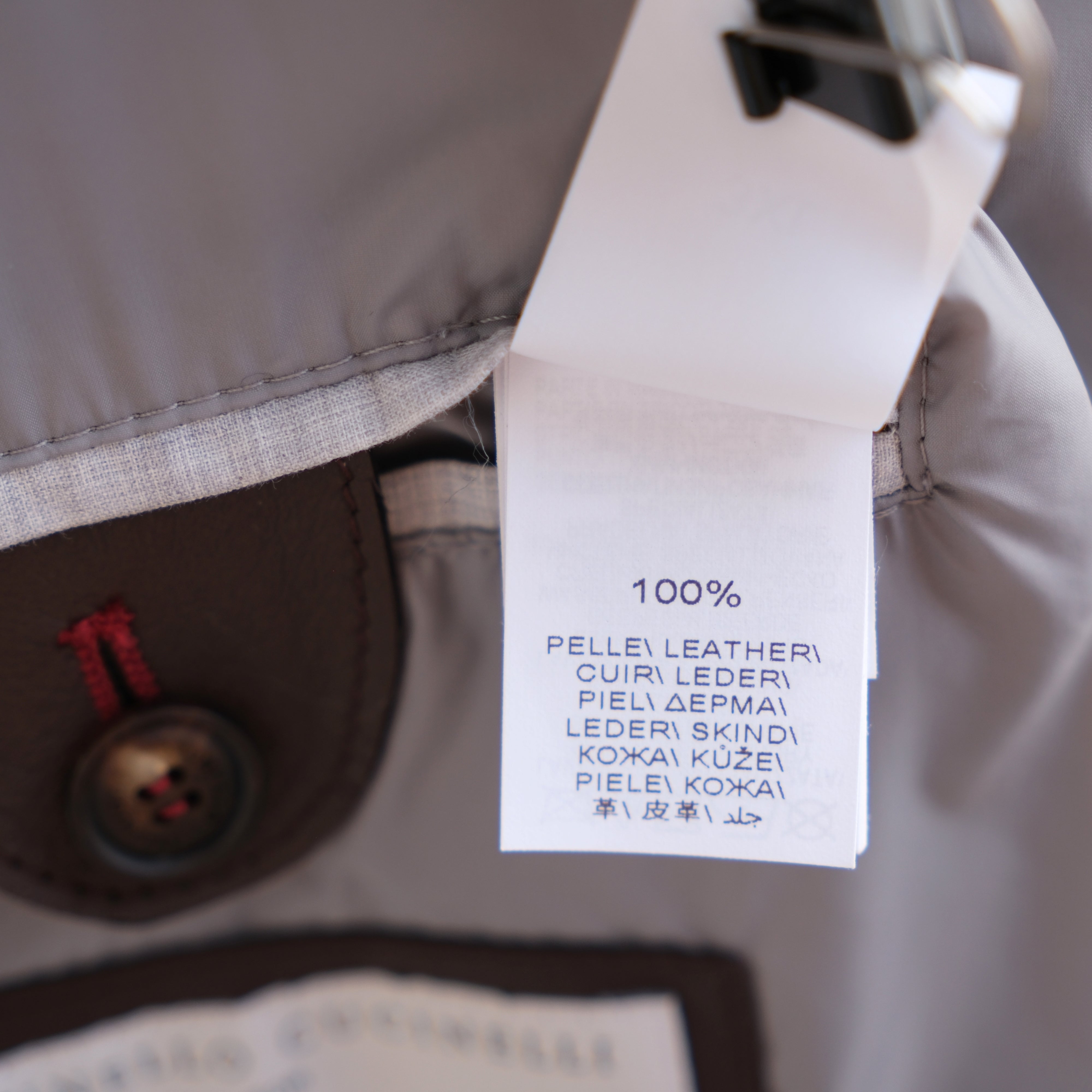 Brown Jacket made of Leather (3XL)