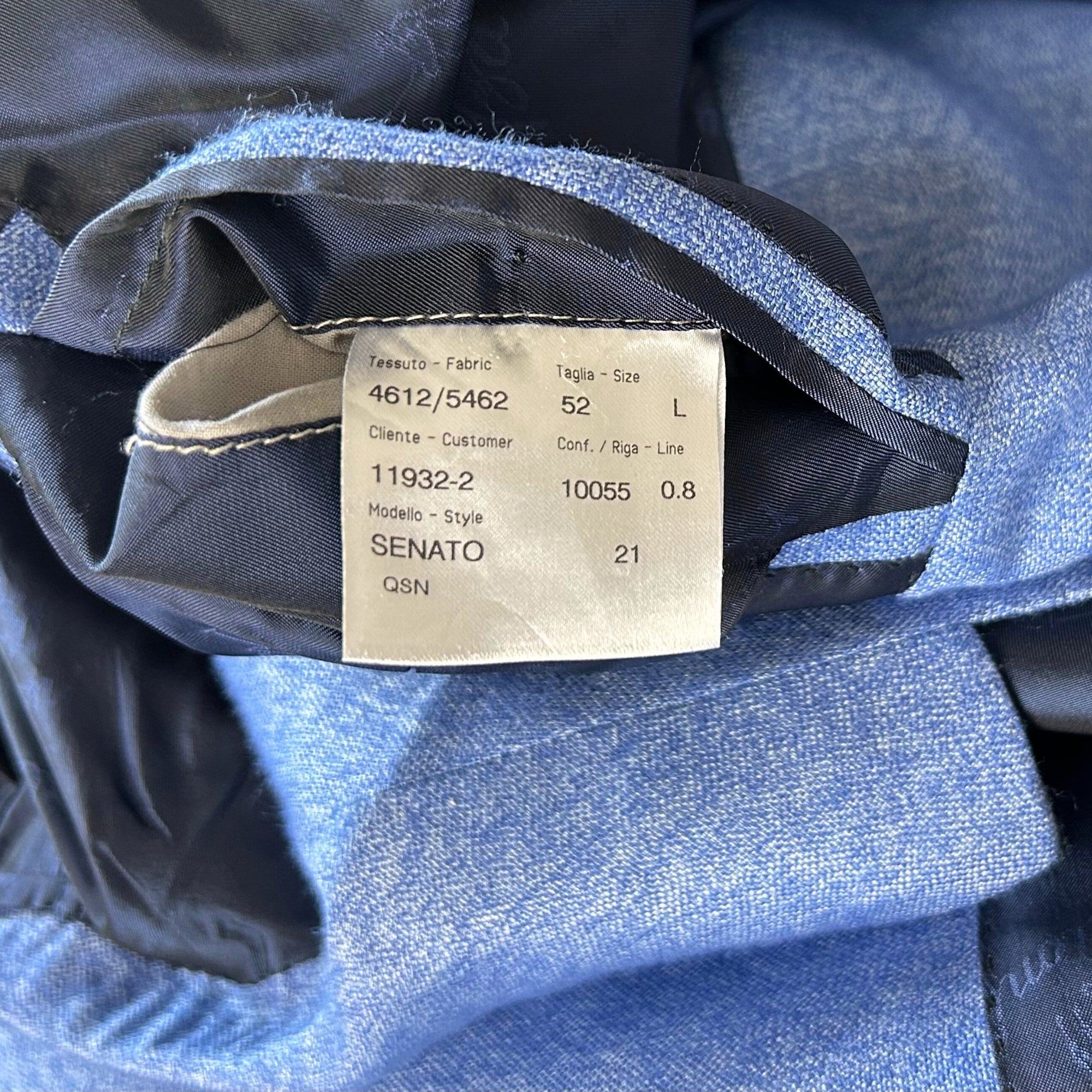 Blue Melange Blazer made of Cashmere/Silk (EU 52)