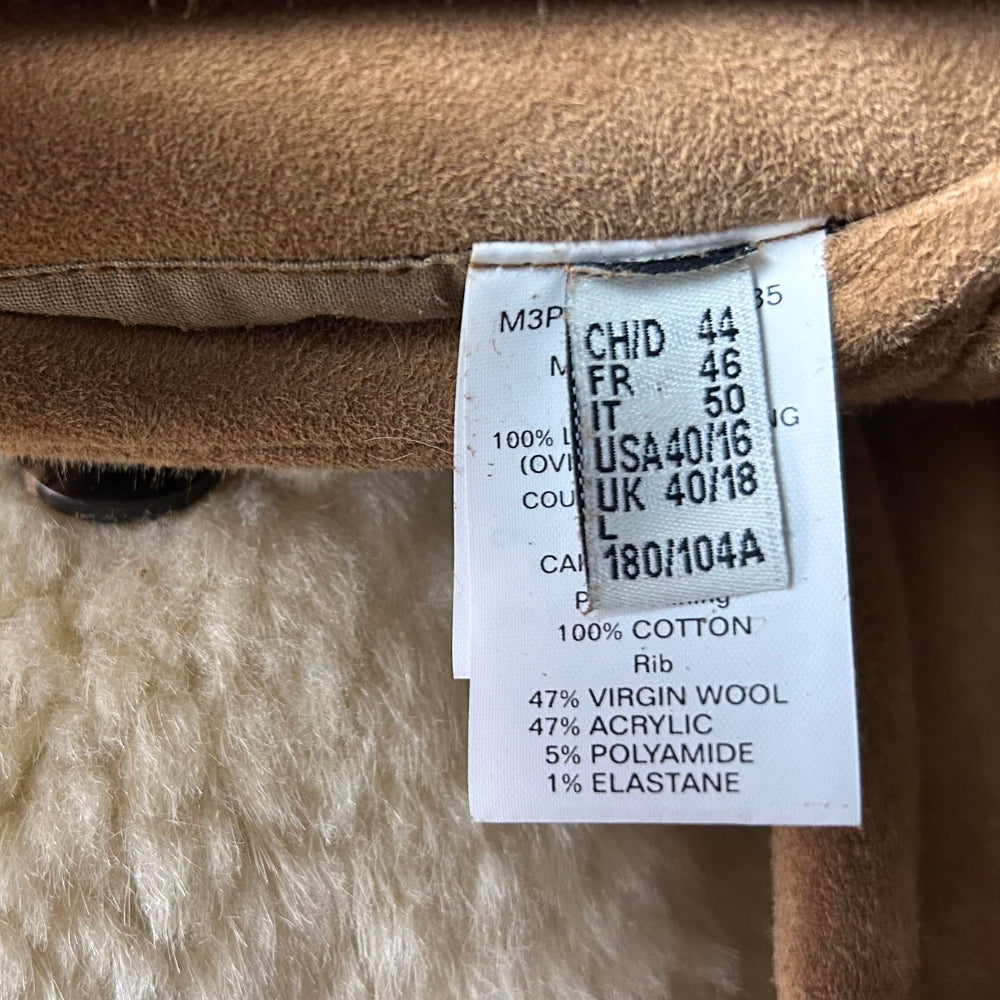 Brown Jacket made of Lamb Shearling (EU 50)