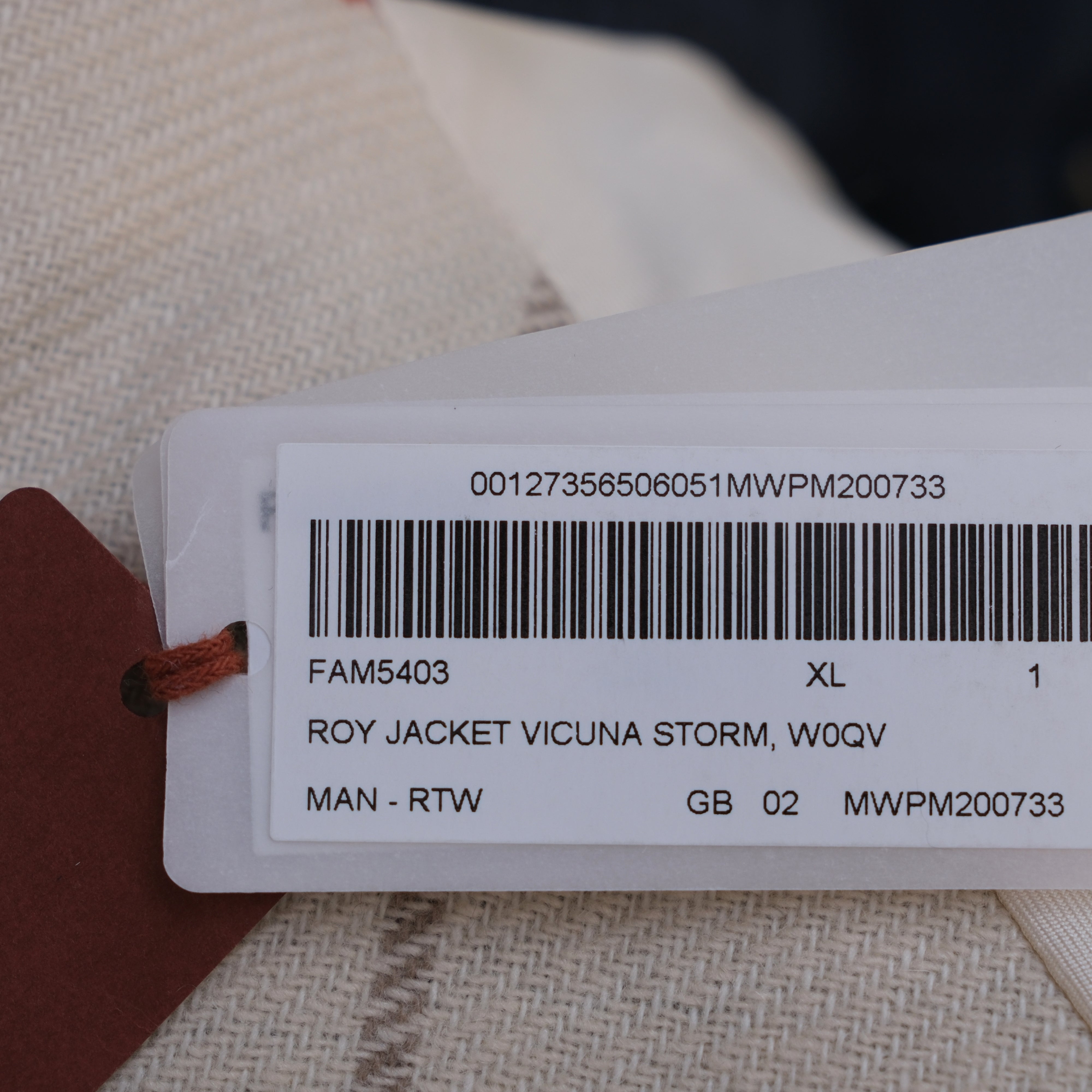 Blue Vicuna Parka with Suede Details (XL)