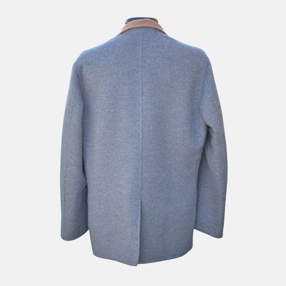 Grey/Brown Cashmere Jacket (EU 50)