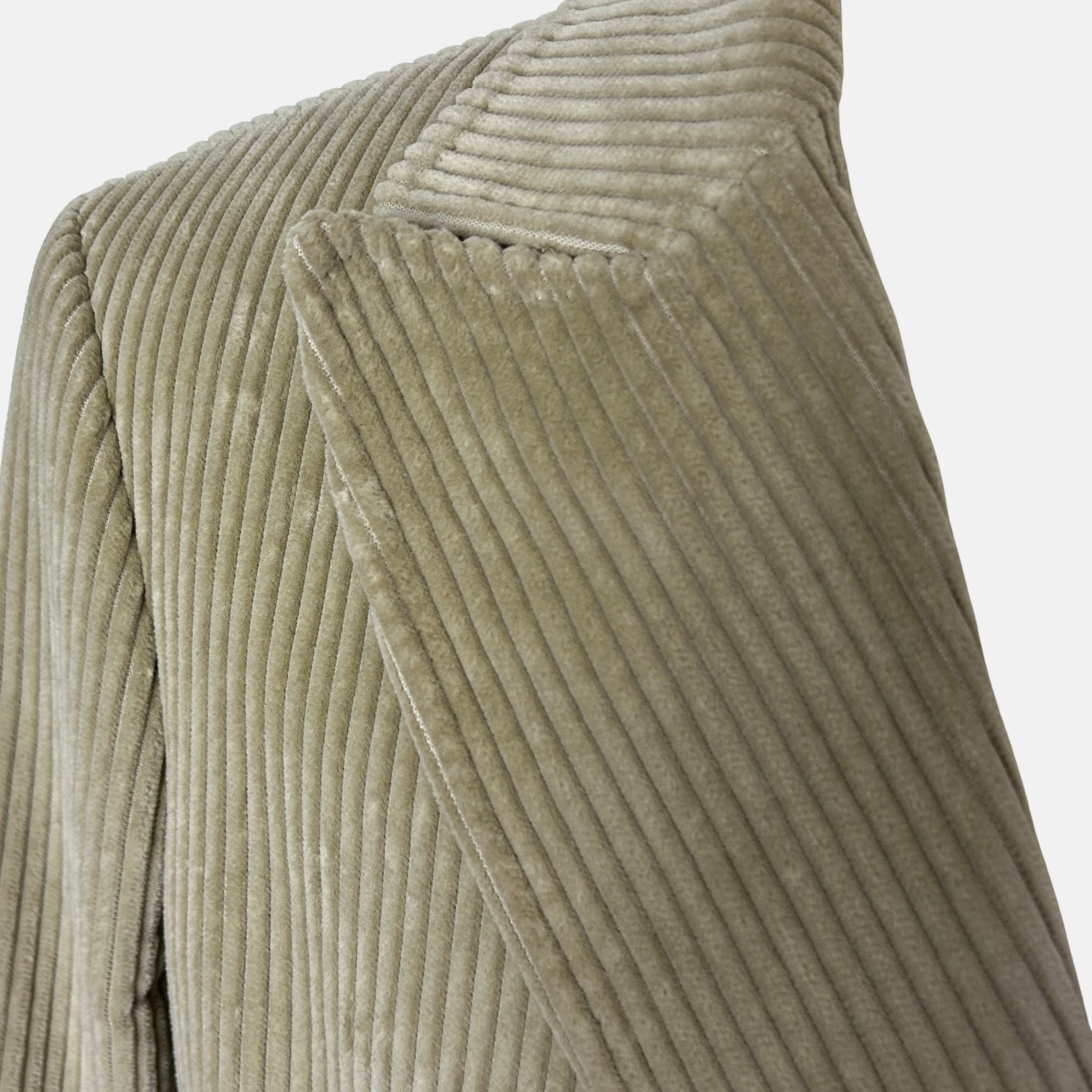 Sand Corduroy Coat made of Cotton (EU 52)