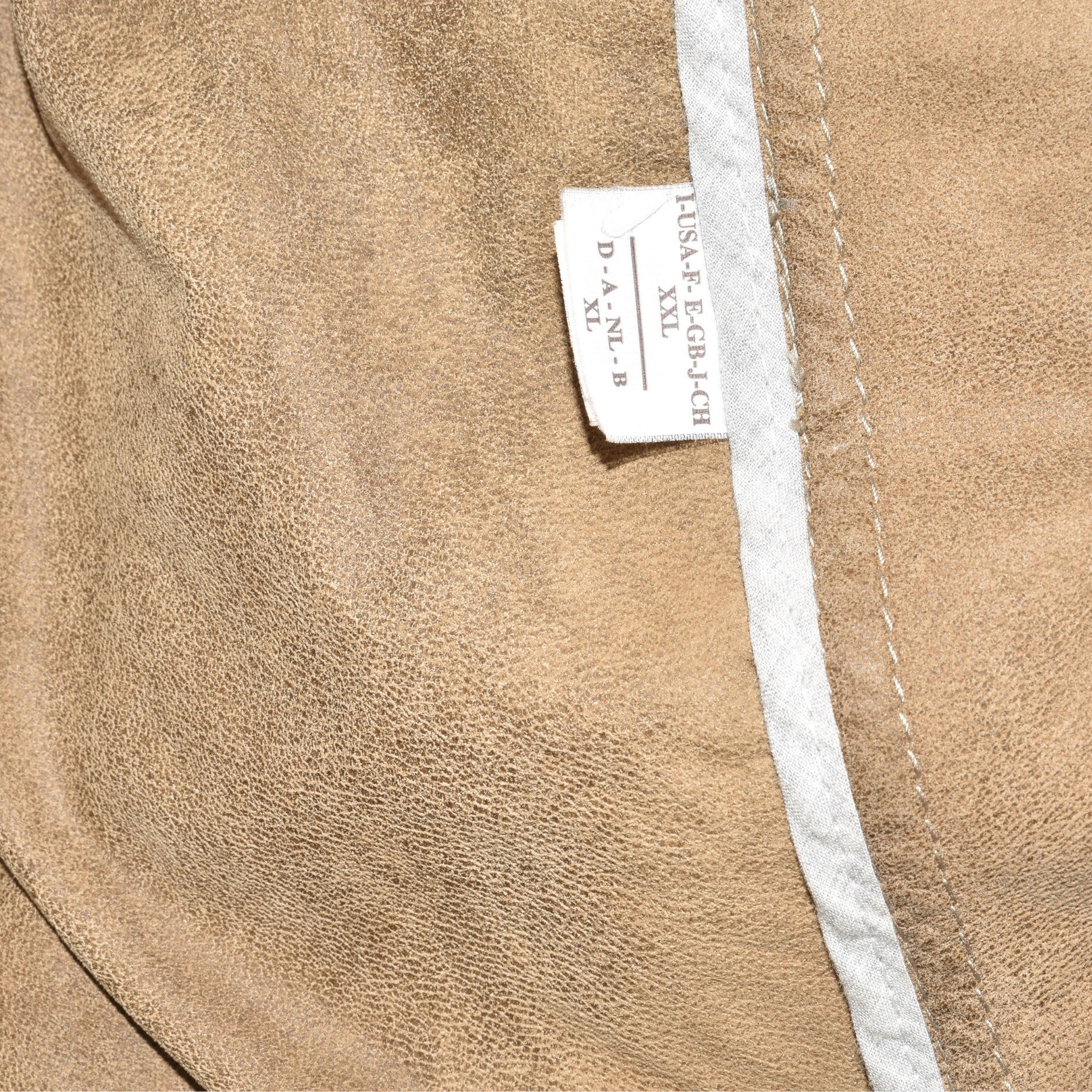 Beige Suede Jacket (XL)