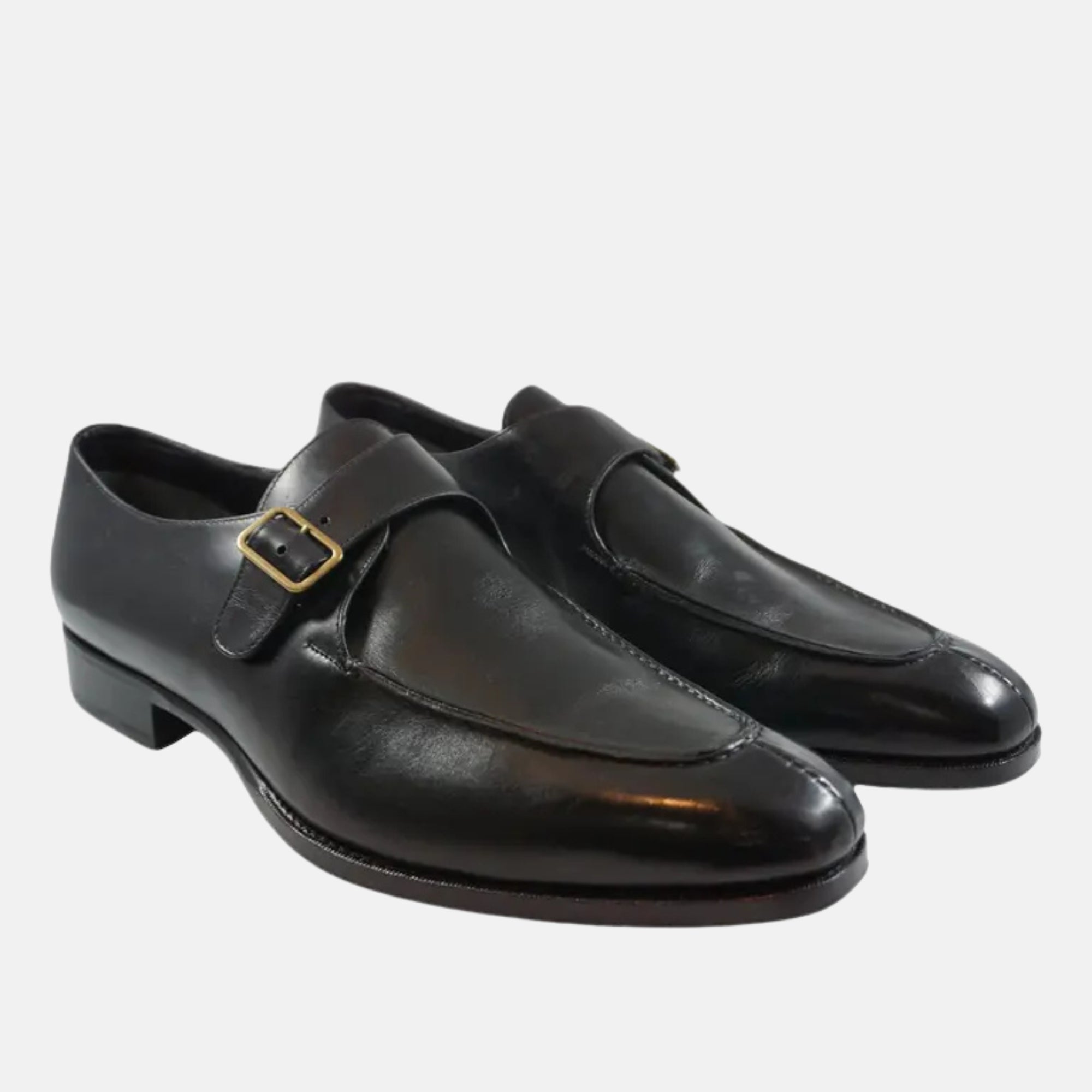 Black Shoes made of Leather (EU 46)