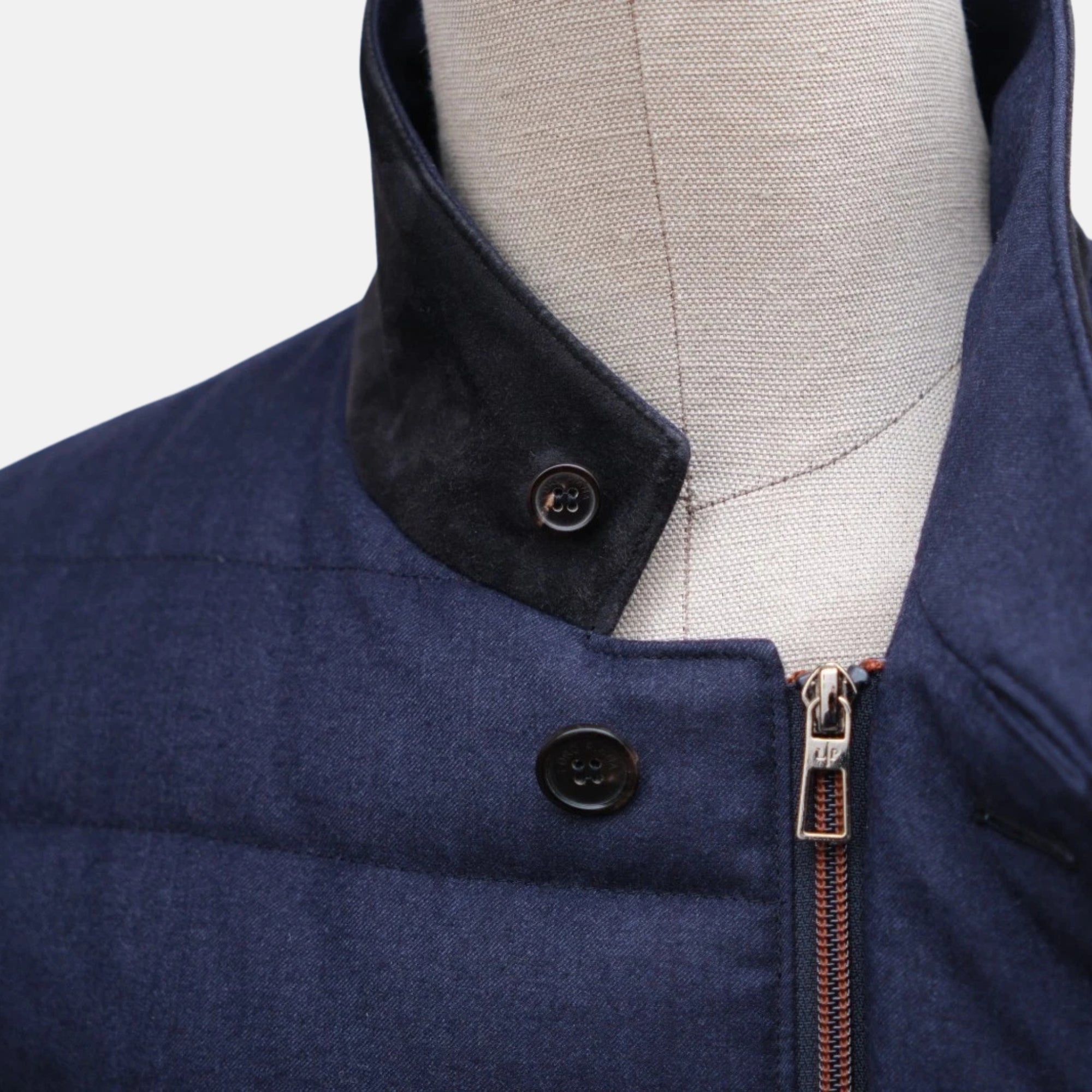 Blue Padded Down Jacket (M)