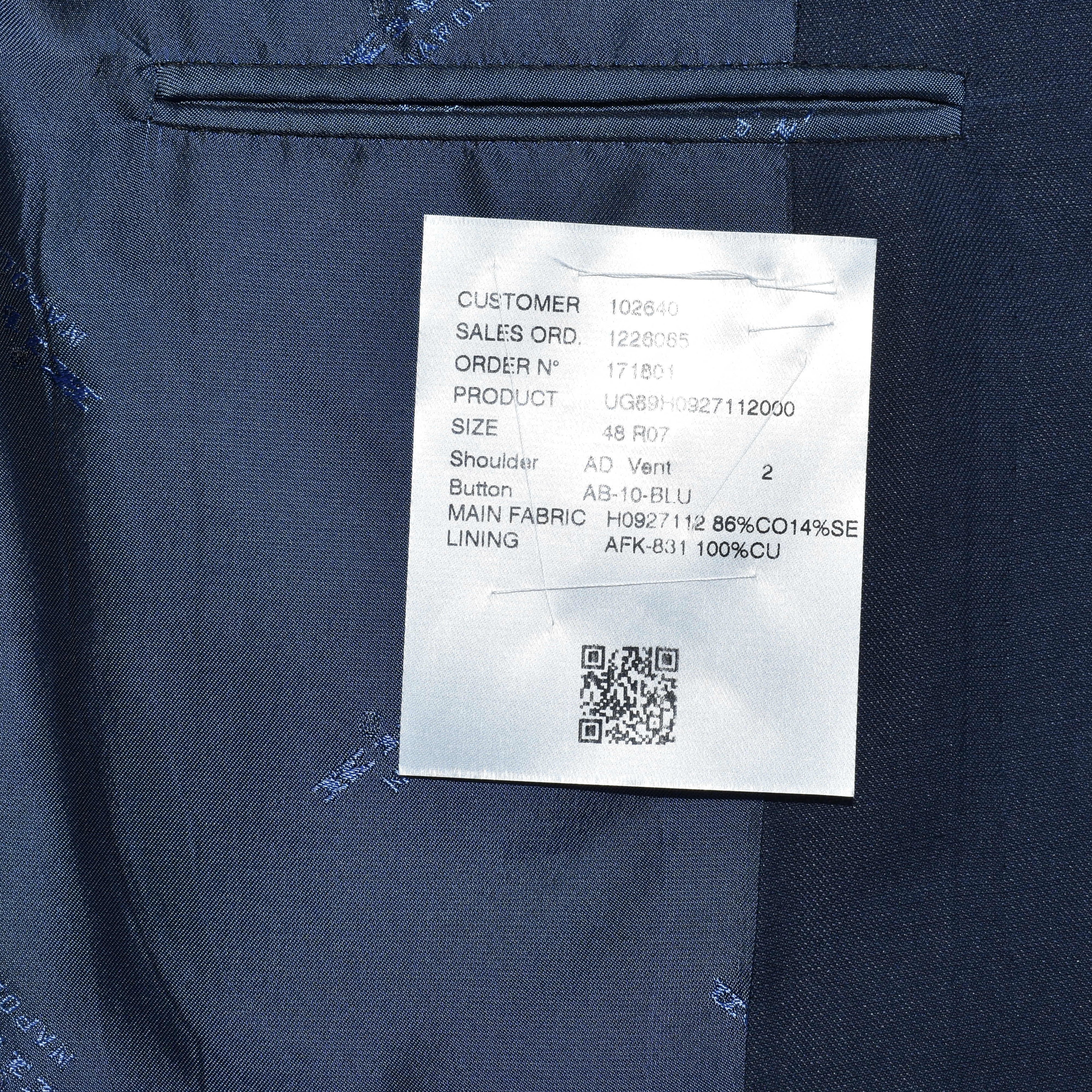 Navy Blazer made of Cotton/Silk (EU 48, EU 50, EU 52)