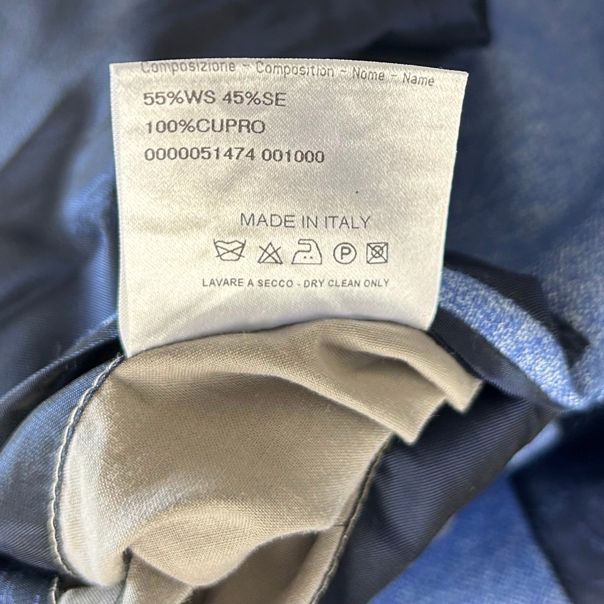 Blue Melange Blazer made of Cashmere/Silk (EU 52)