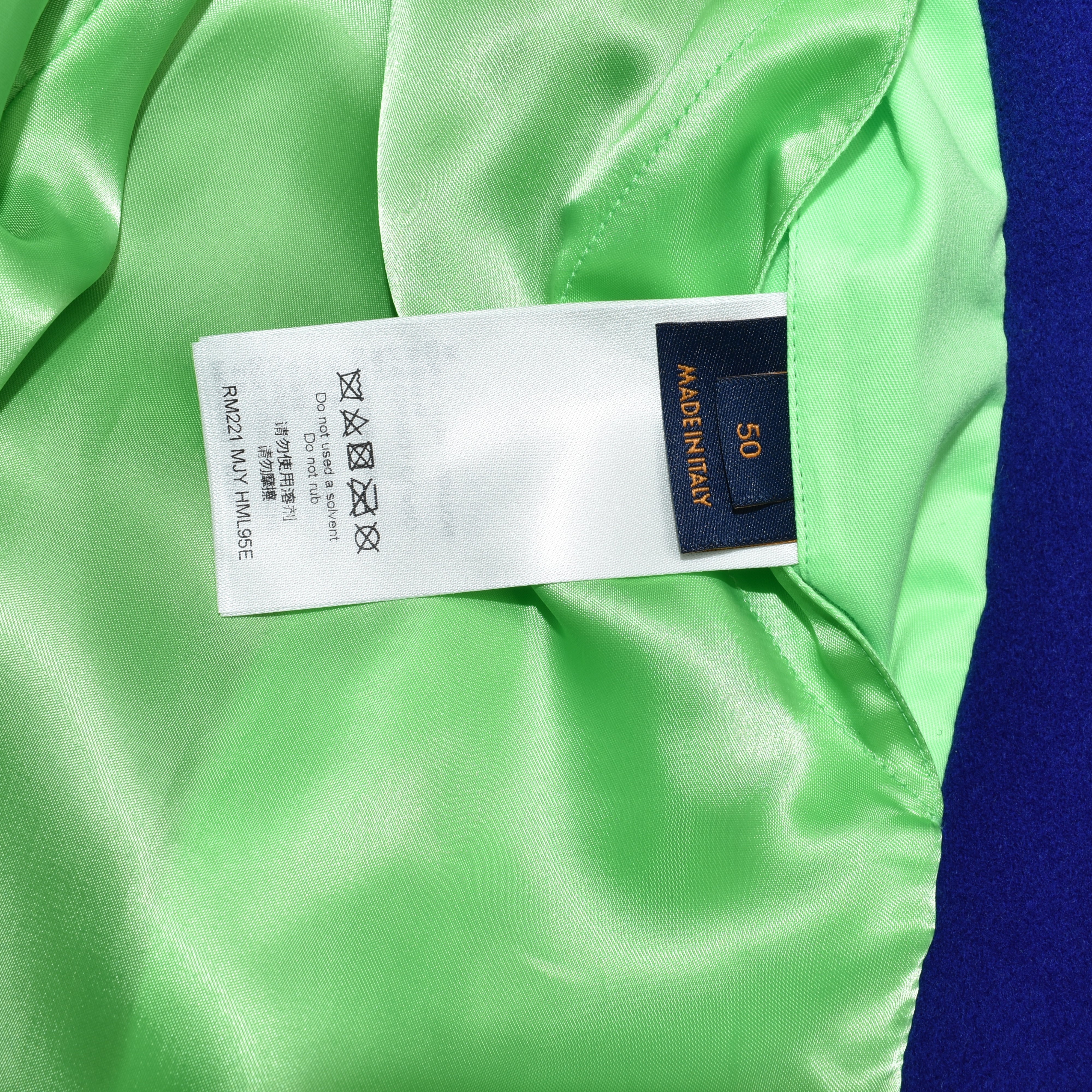 Blue/Green Gradient Bomber Jacket (EU 50)