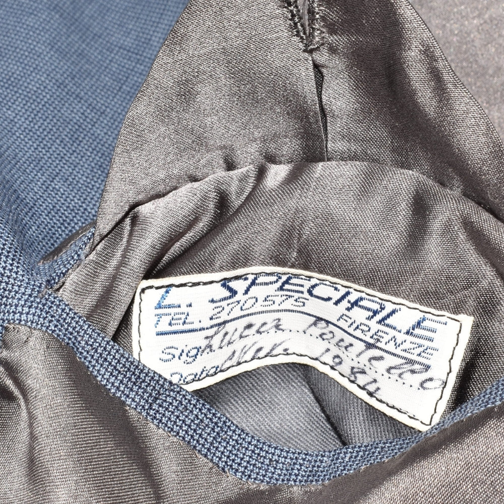 Blue Checkered Suit made of Wool (Vintage) (EU 50)