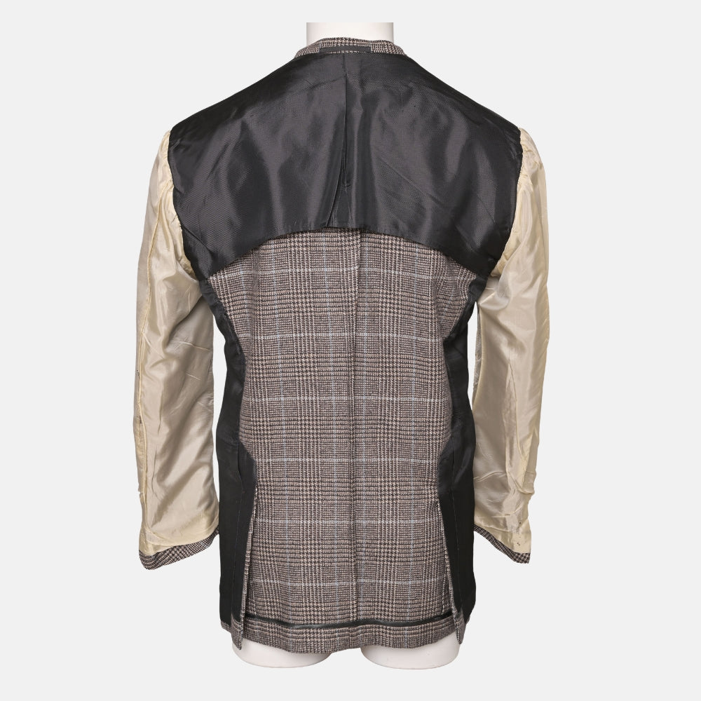 Multicolored Glencheck Cashmere Jacket (EU 52)