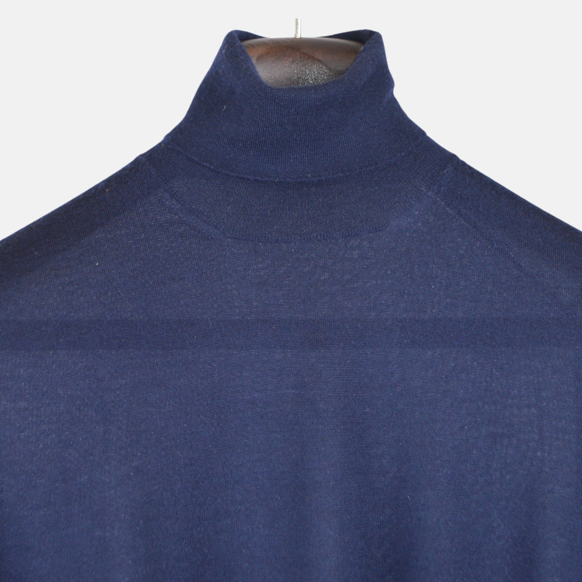 Navy Blue Turtleneck made of Cashmere (EU 46)