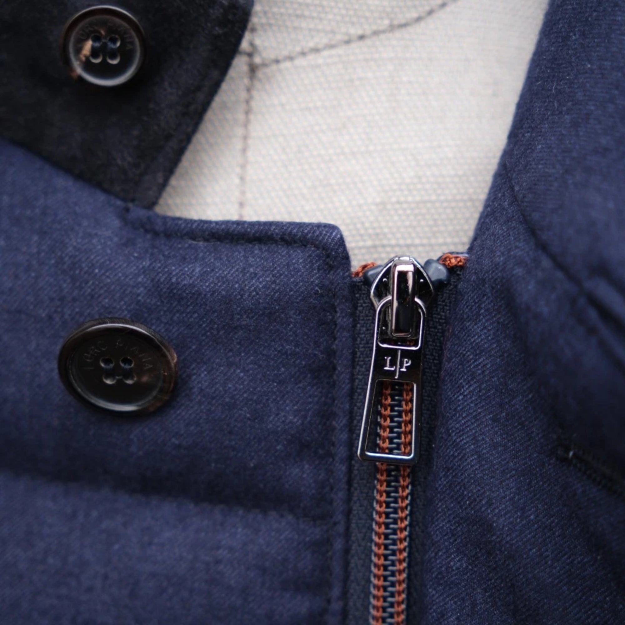 Blue Padded Down Jacket (M)